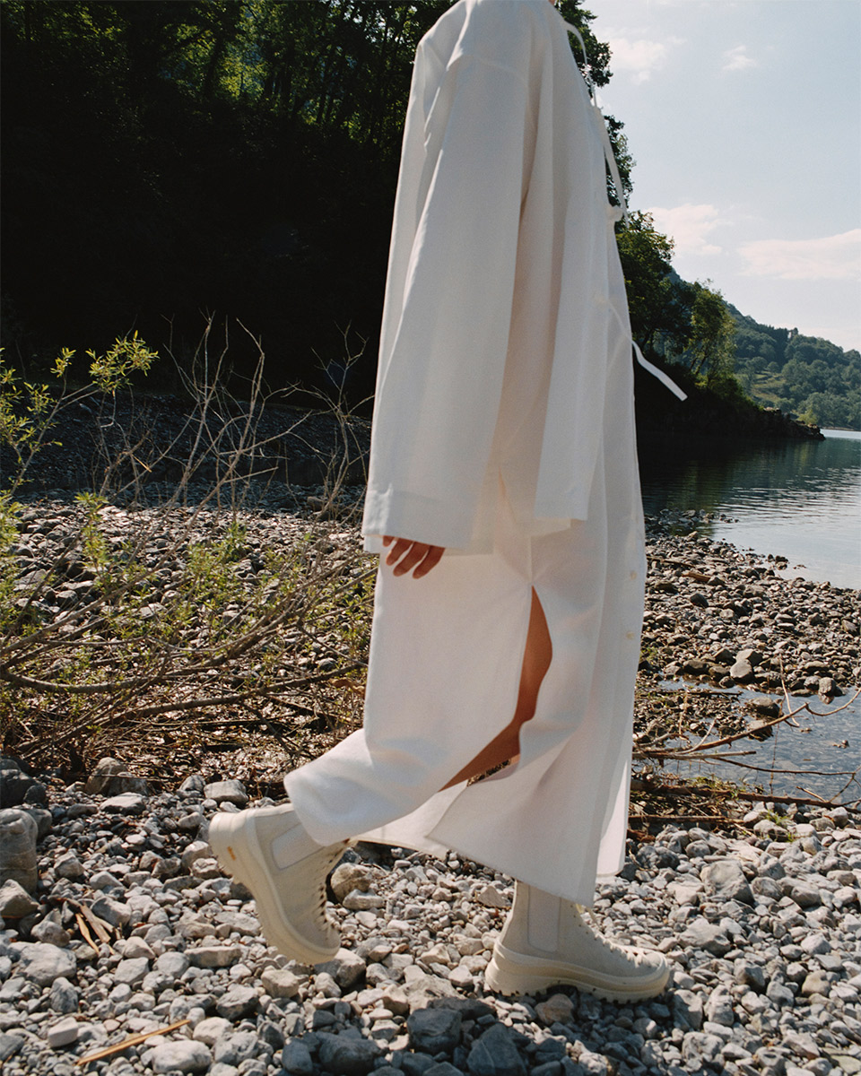 JIL SANDER+ サマーコレクションシルクナイロンジャンプスーツ
