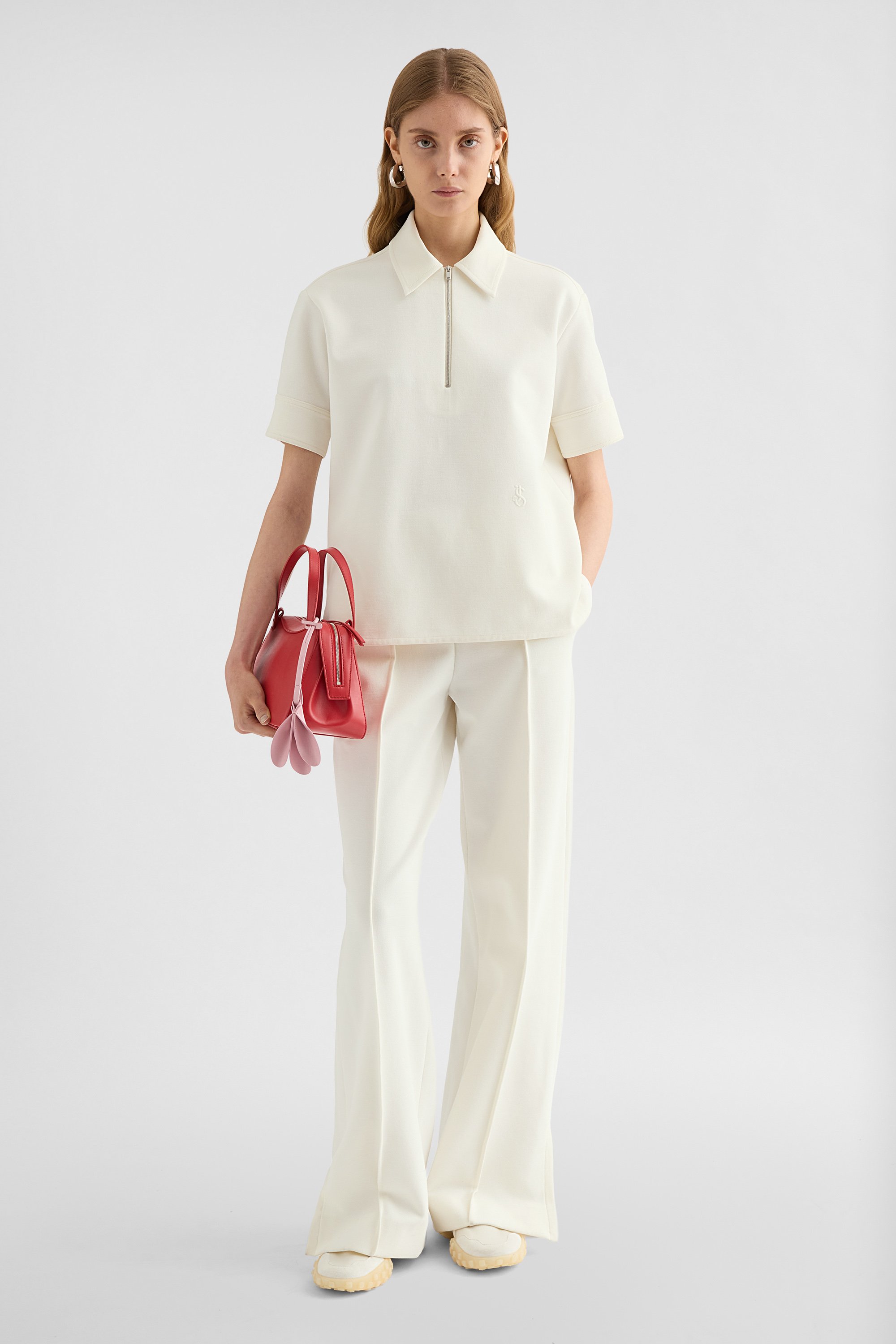 Technical Cotton Trousers Woman | Jil Sander Official Online Store