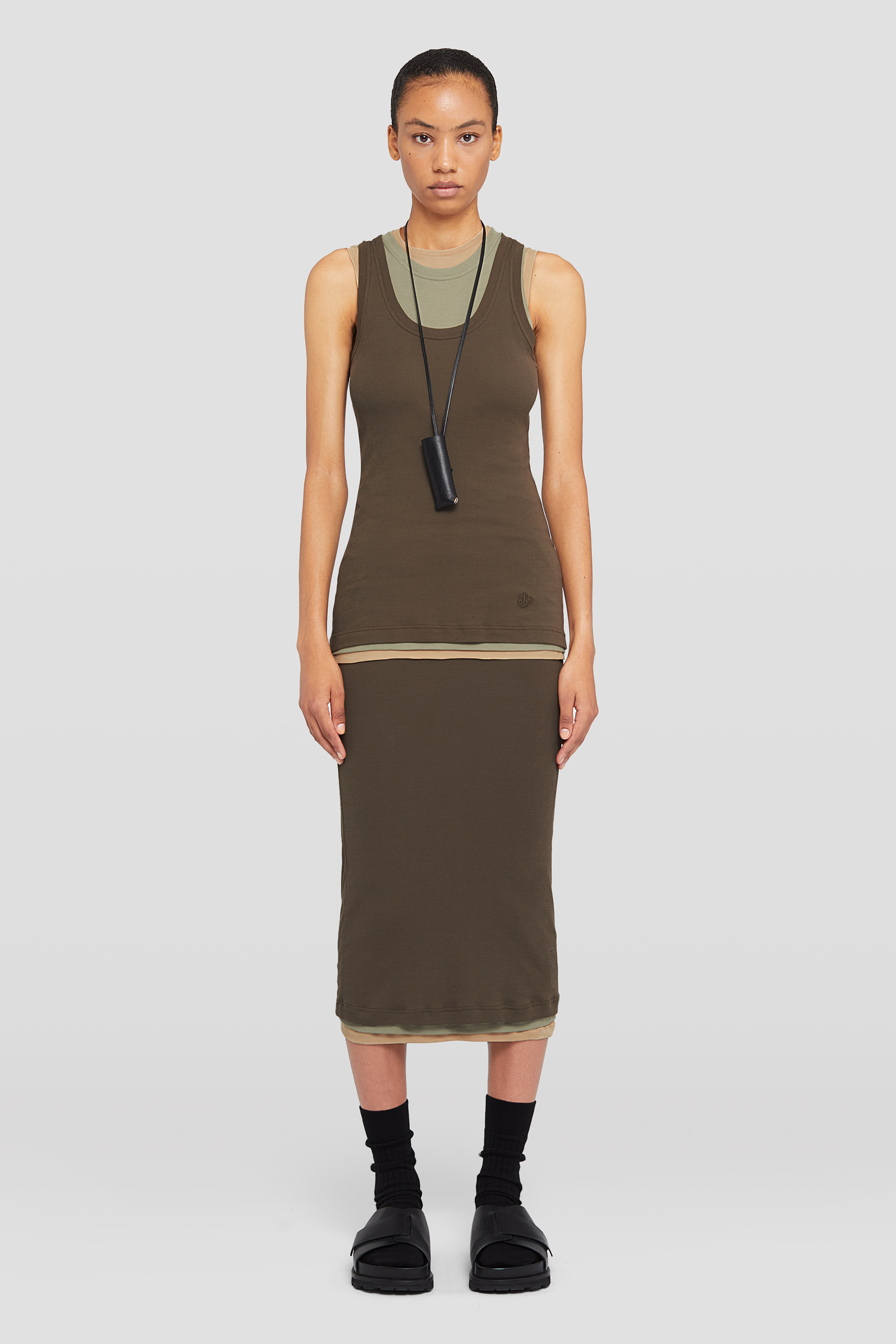 レイヤード スカート ウィメンズ | Jil Sander 公式オンラインストア 