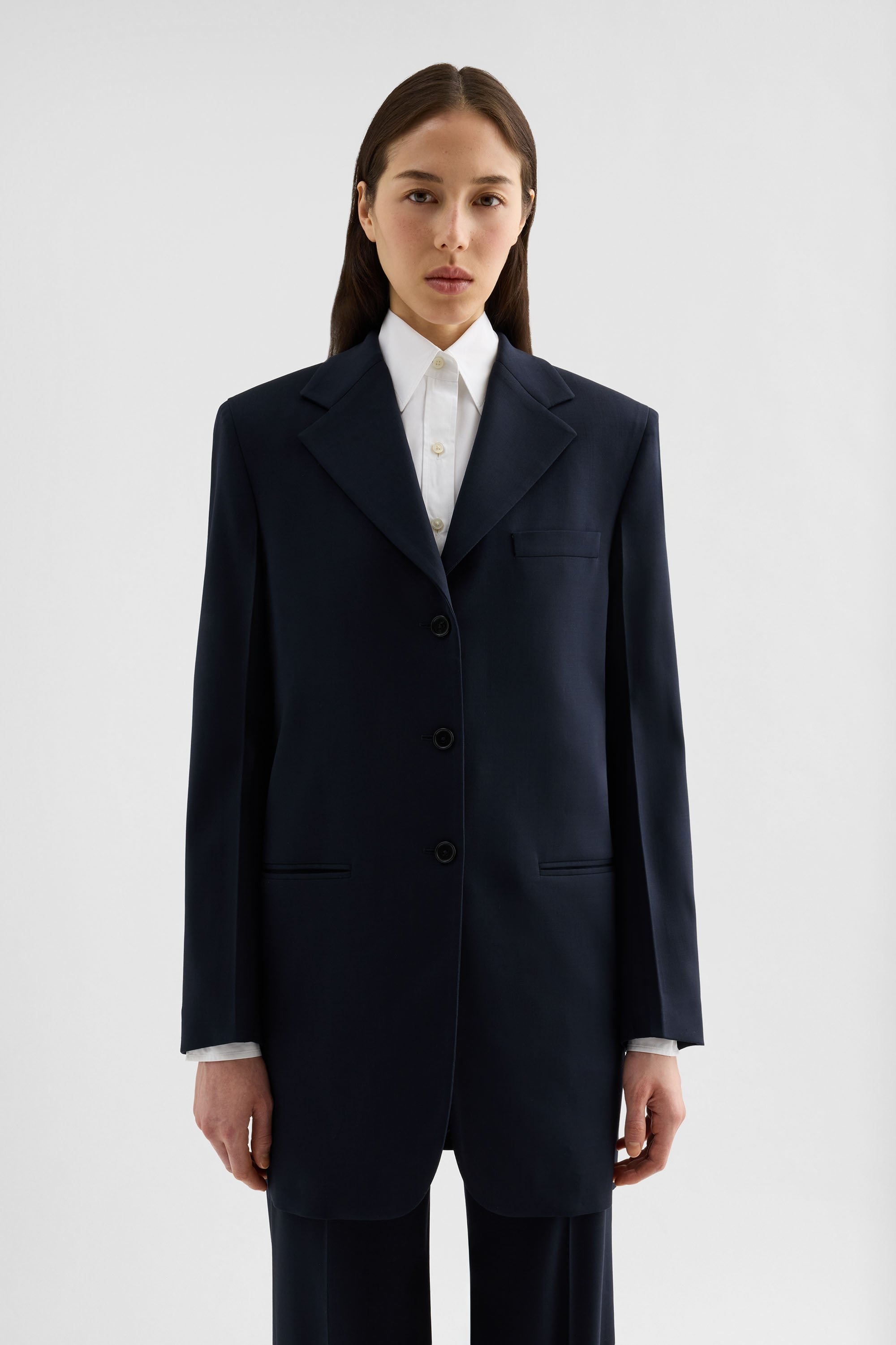 Wool Cady Tailored Jacket for Woman | Jil Sander Official Online Store