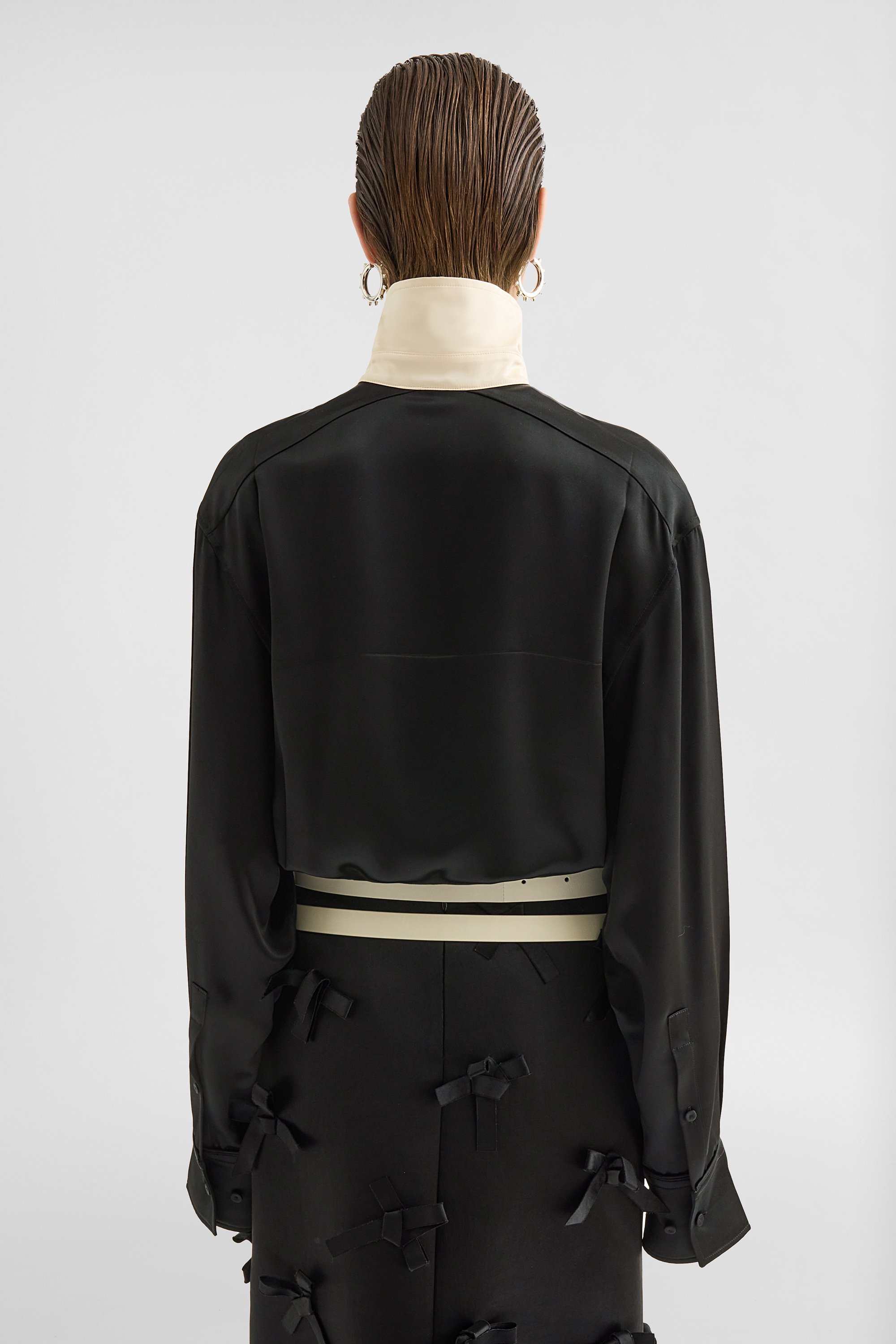 Fluid Satin Shirt - Shirts - Image 4