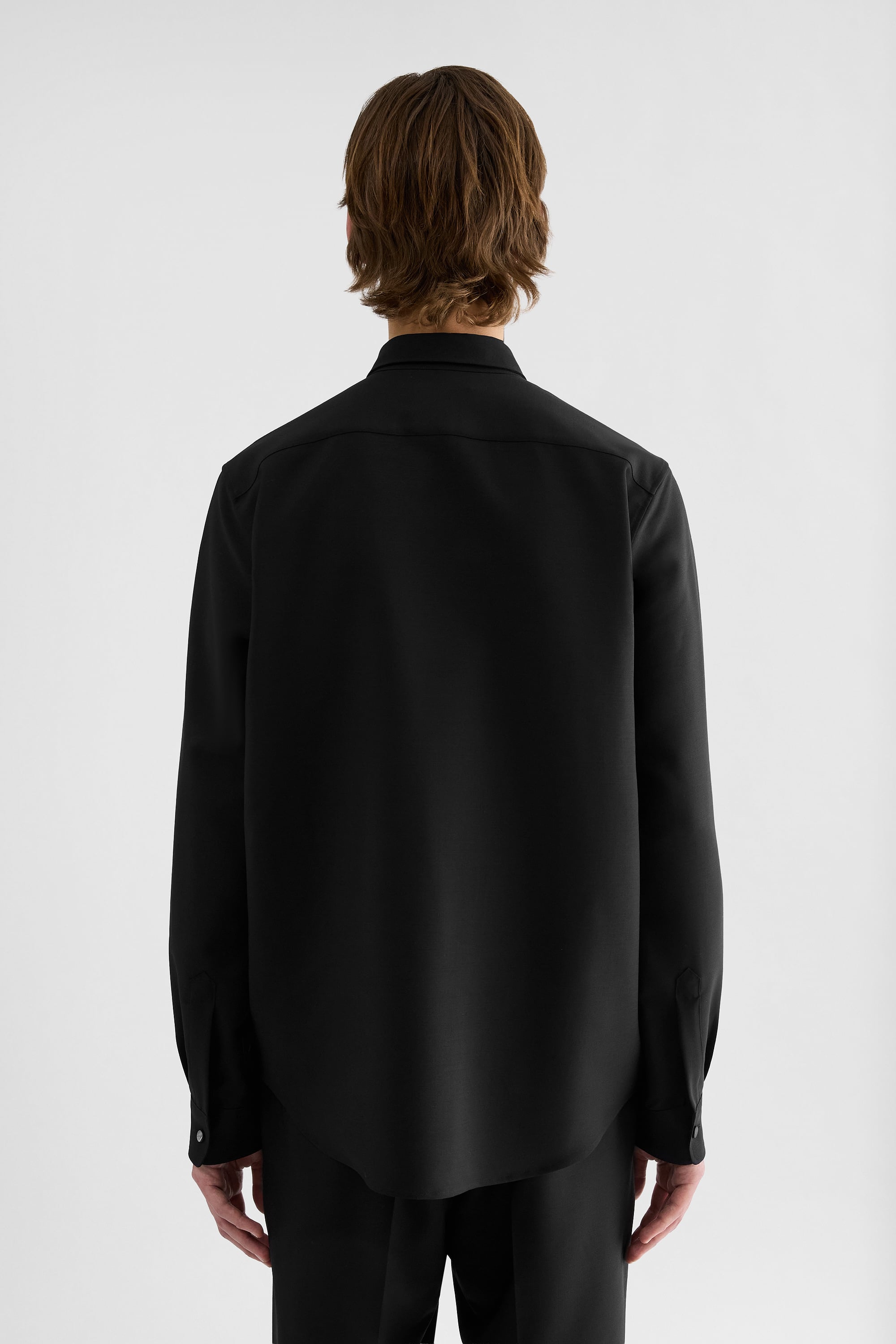 Wool Canvas Shirt Man | Jil Sander Official Online Store