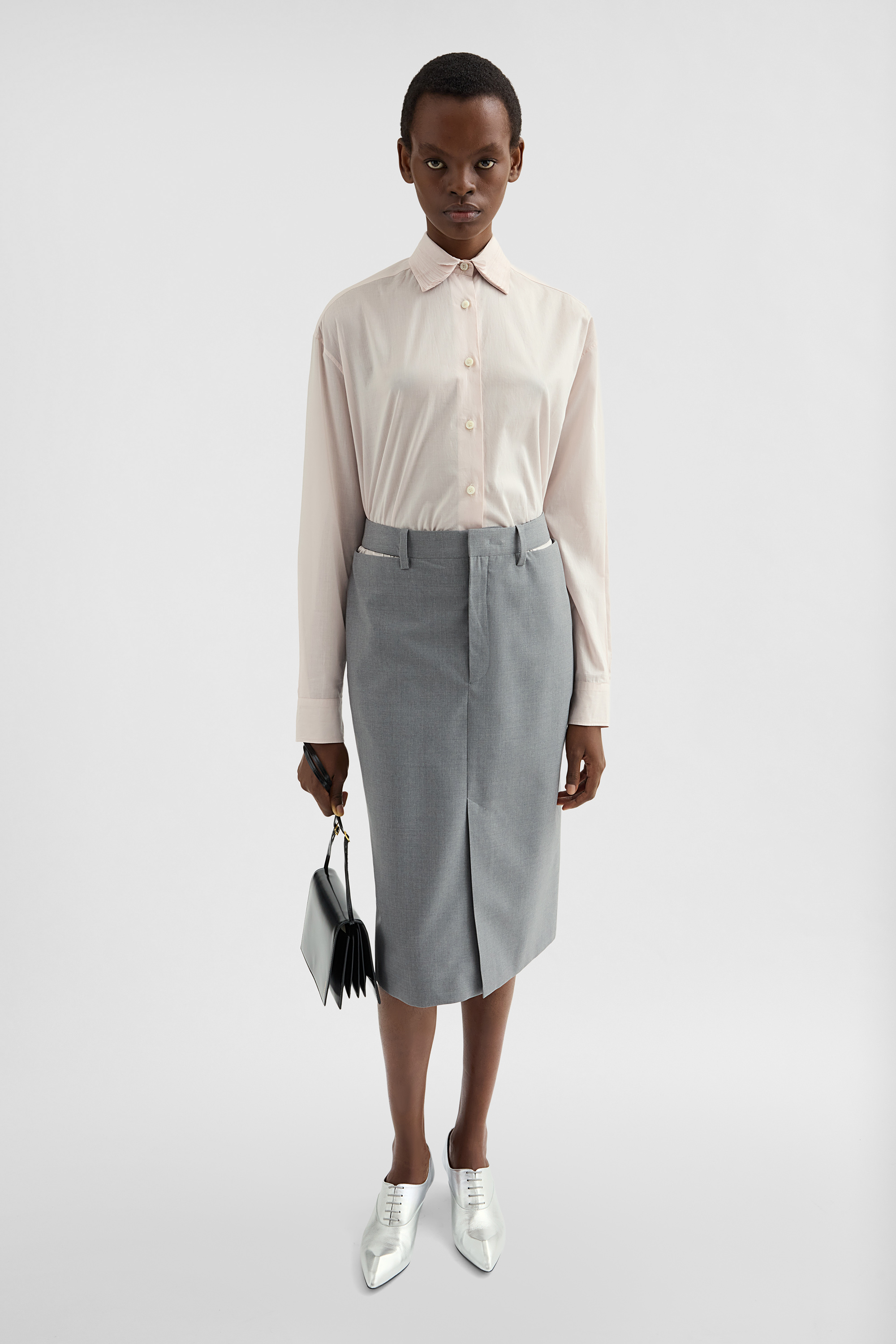 コットンモスリン エンブロイダリーシャツ ウィメンズ | Jil Sander