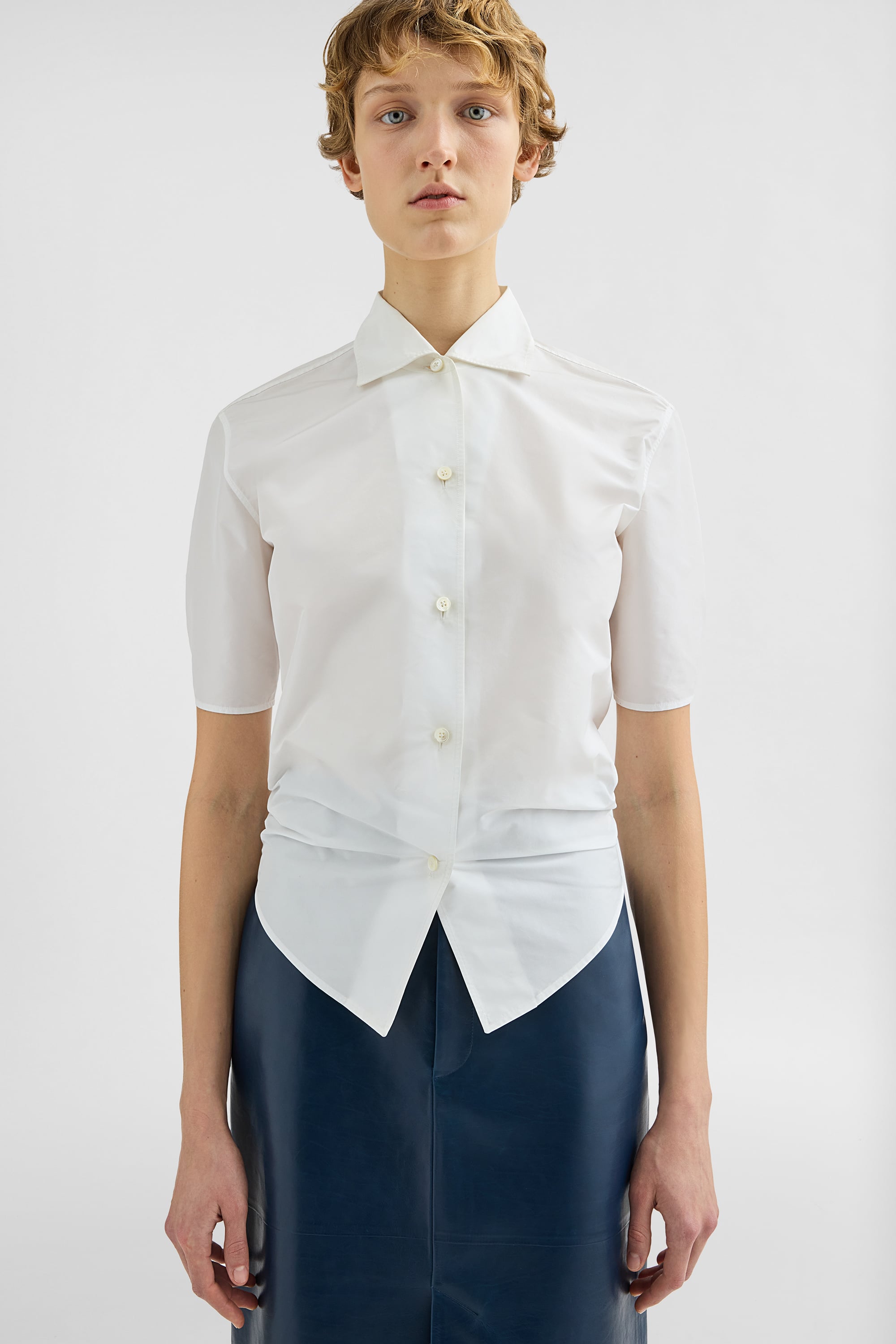 Technical Faille Shirt Woman | Jil Sander Official Online Store