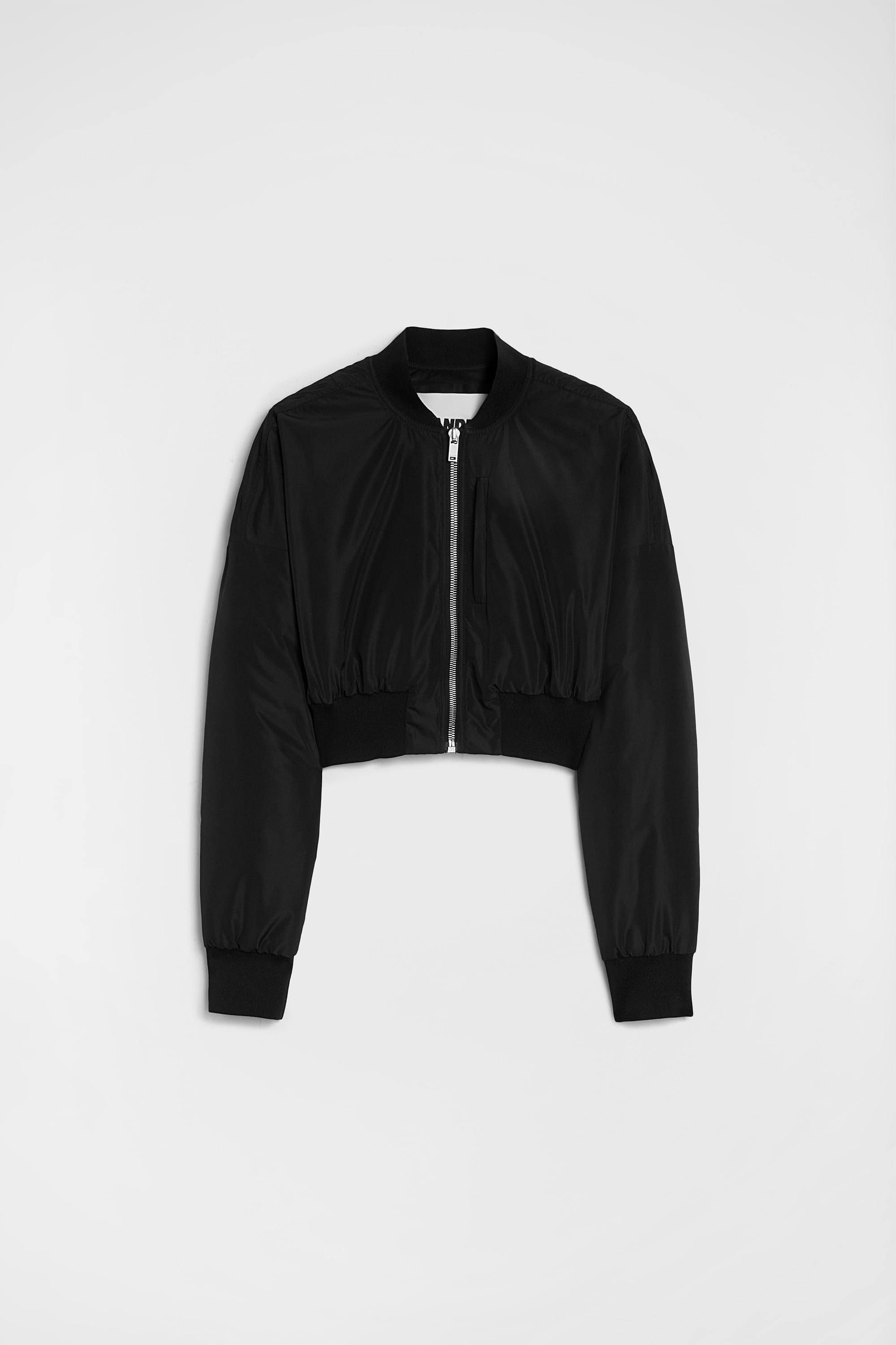 Taffeta Cropped Bomber Jacket 5