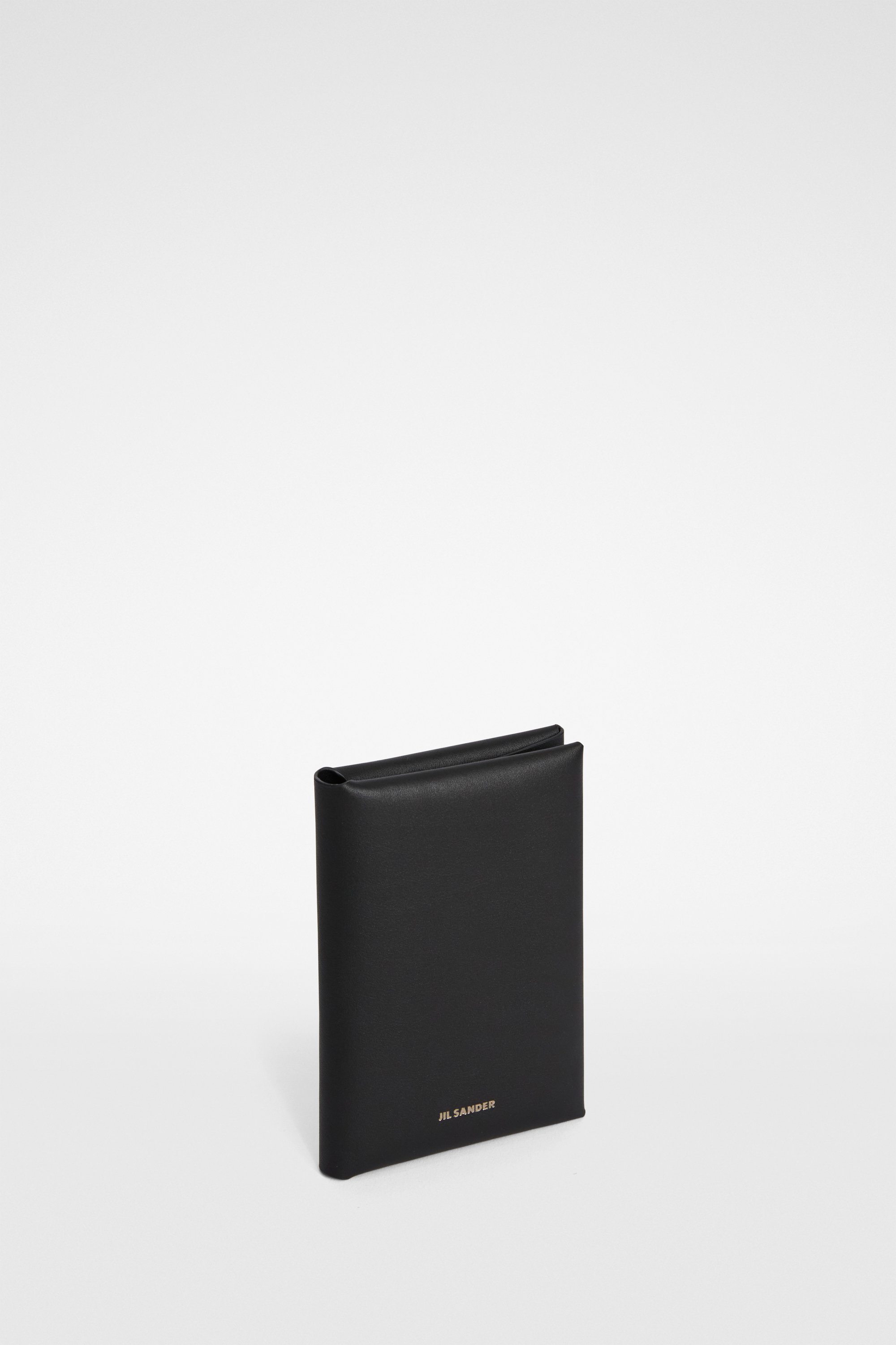 JIL SANDER ブラックレザー ケース JIL SANDER（ジルサンダー） タングル フォンケース スマホホルダー