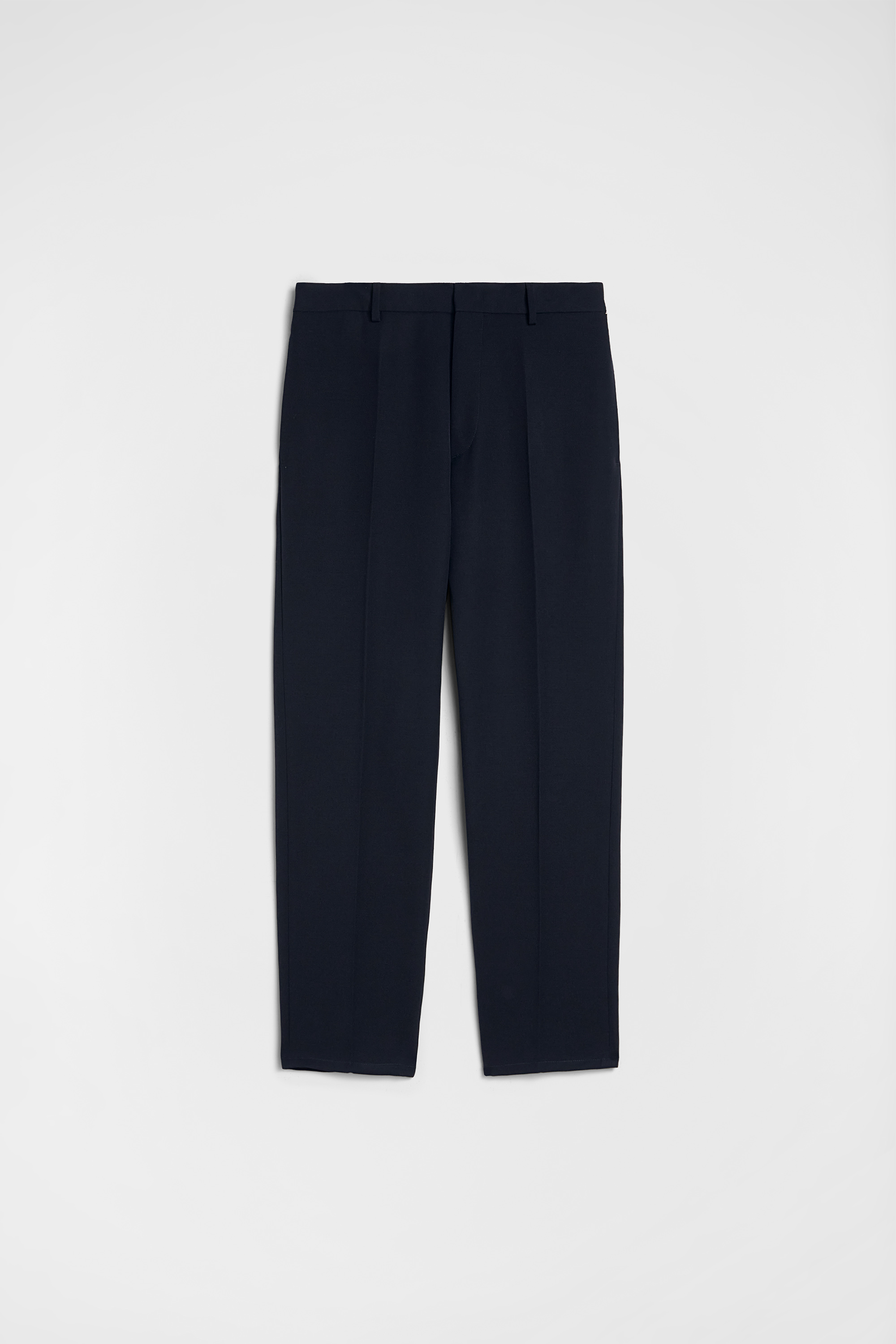 Wool Gabardine Tapered Trousers - Trousers - Image 6