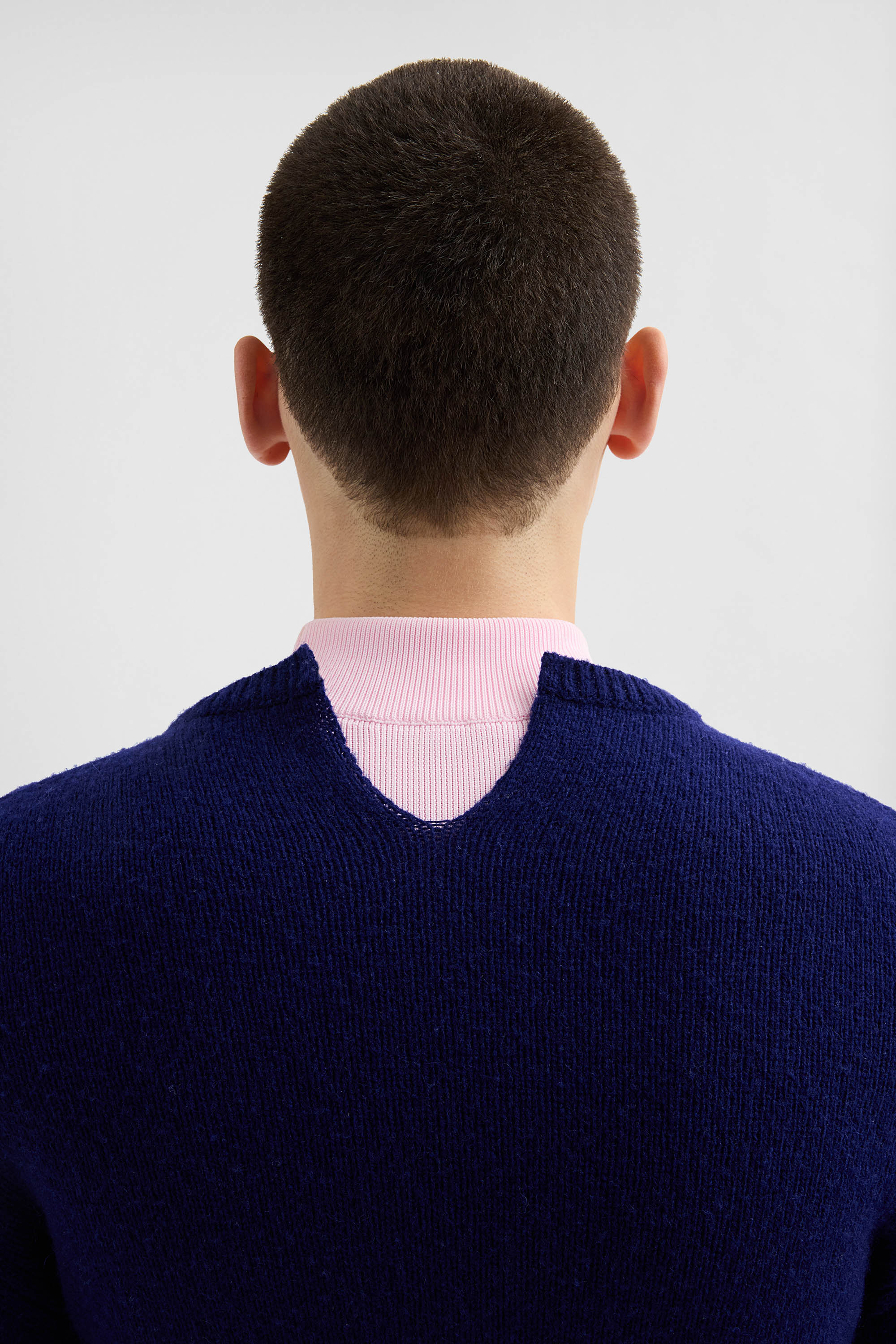 Wool Cropped Sweater Man | Jil Sander Official Online Store