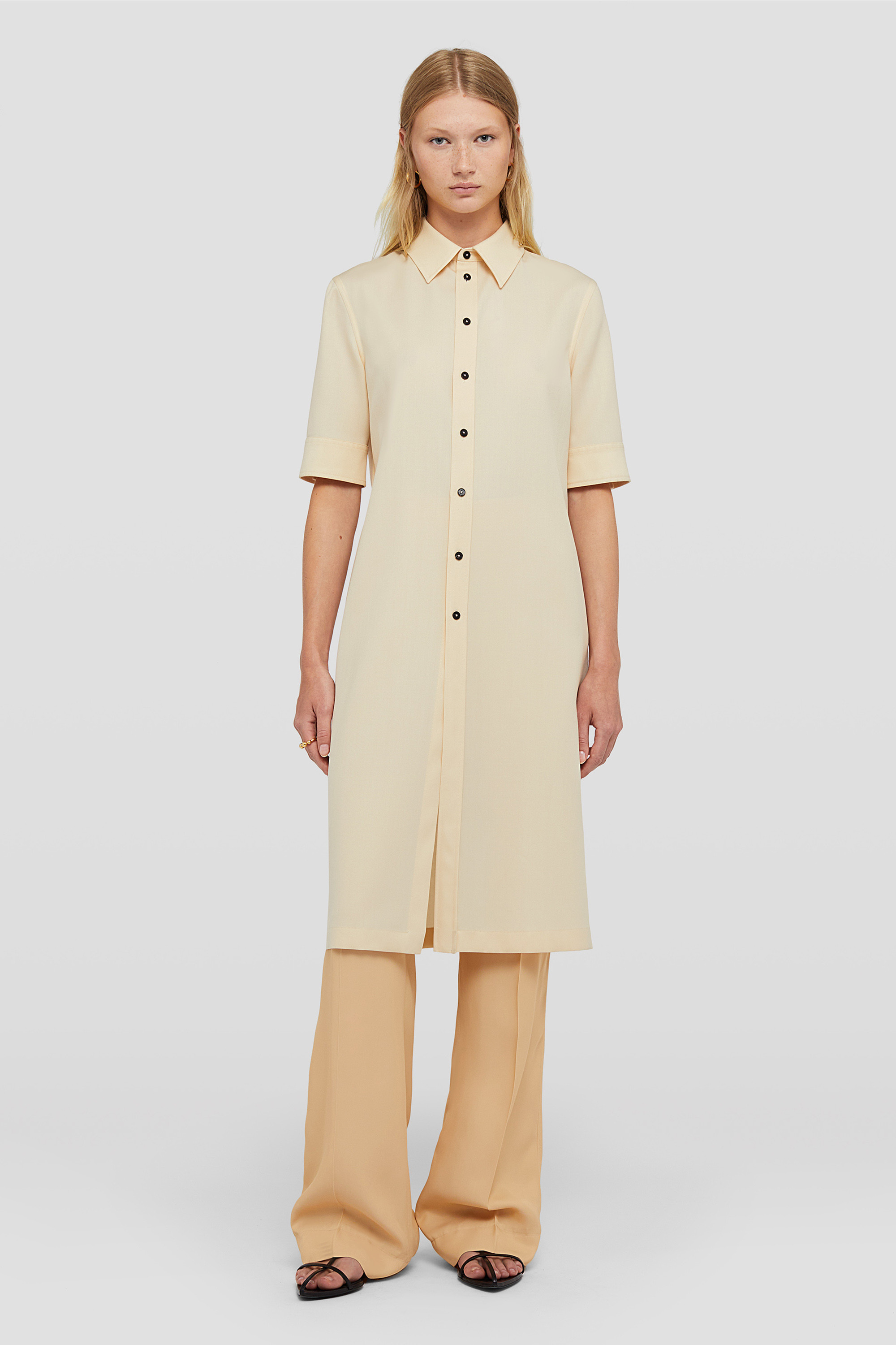 Lightweight Wool Gabardine Shirt - Shirts - Image 5