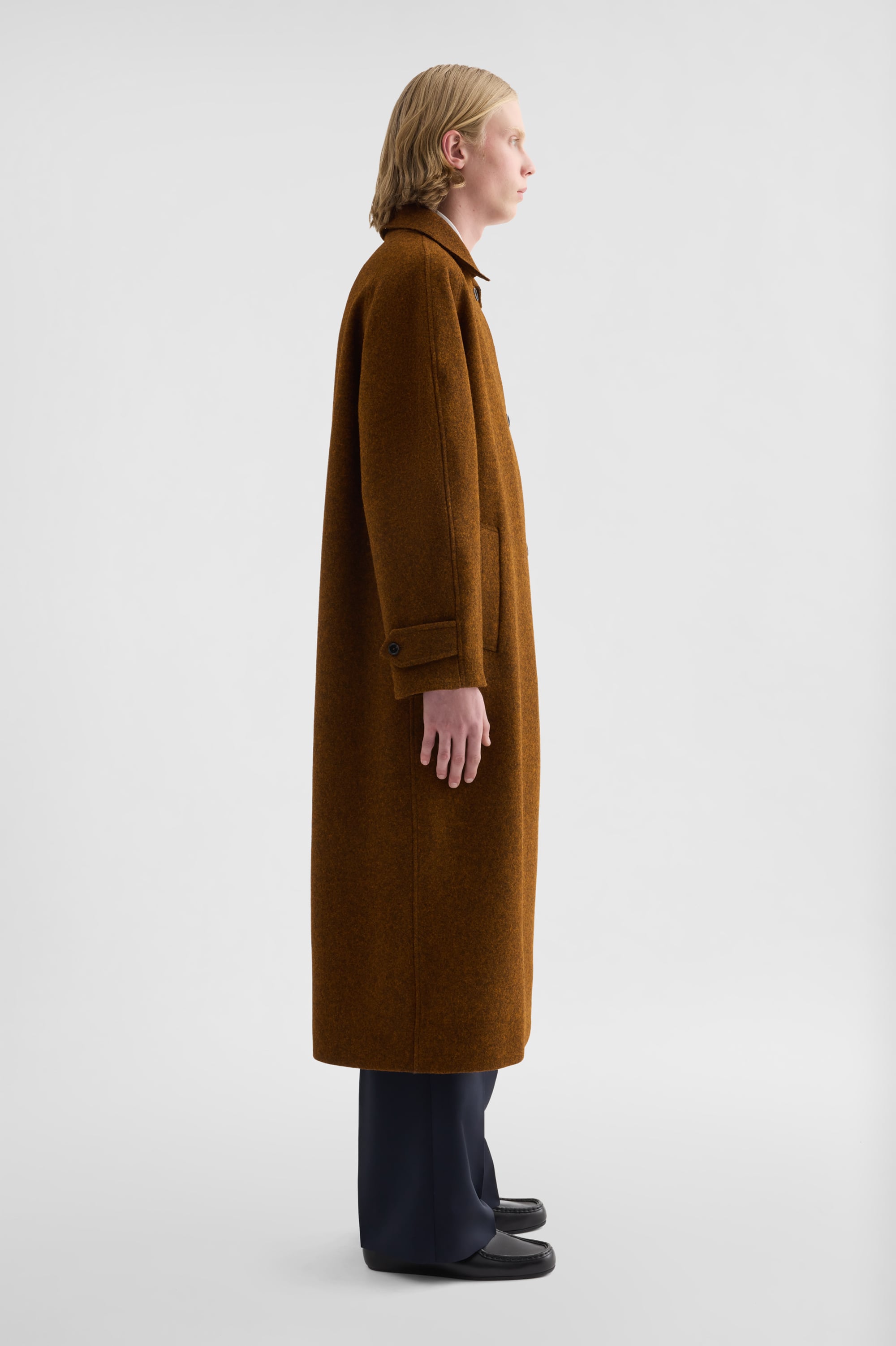 フェルトウール コート メンズ | Jil Sander 公式オンラインストア
