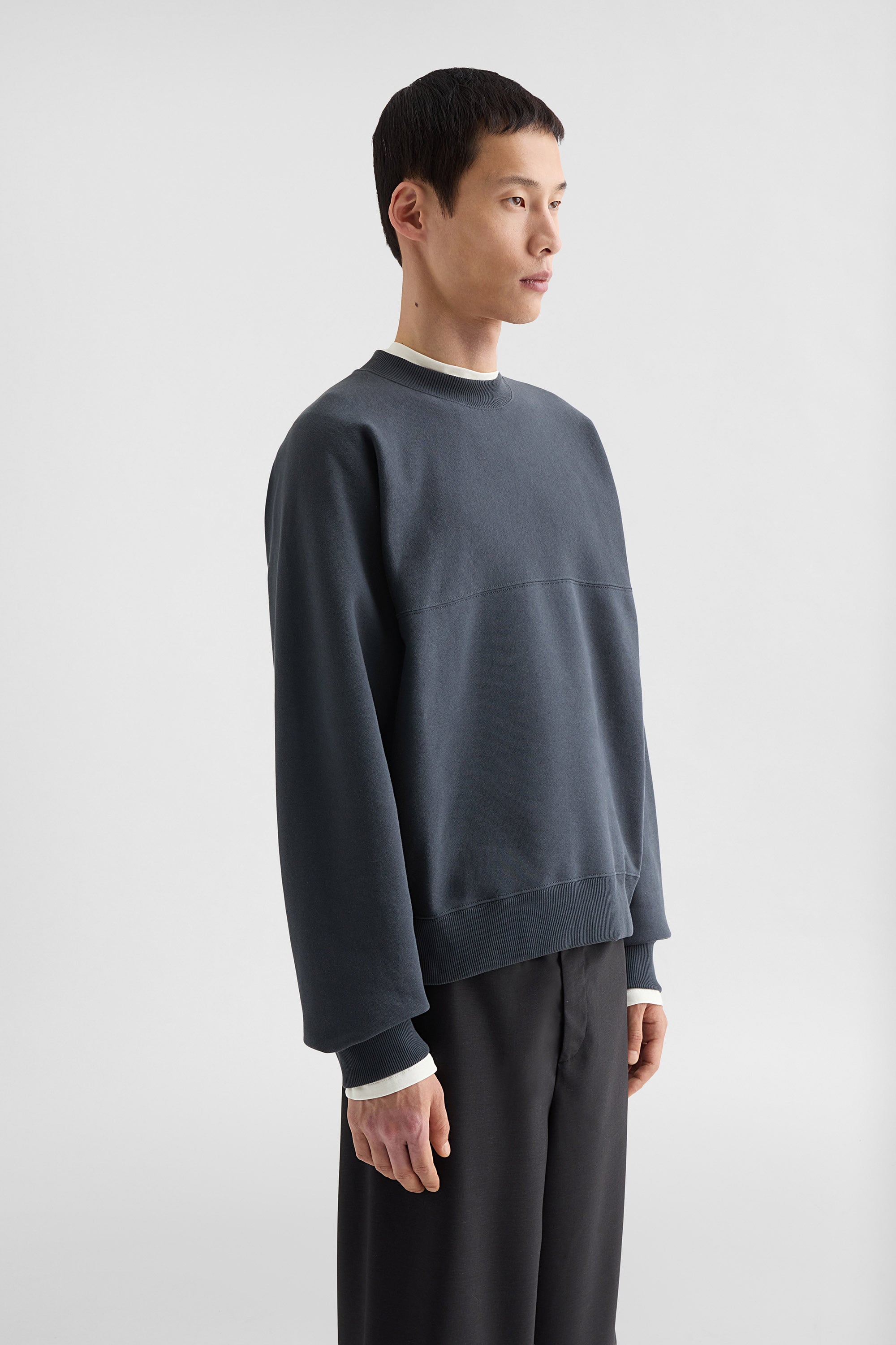 テリーコットン クルーネック スウェットシャツ メンズ | Jil Sander テリーコットン クルーネック スウェットシャツ メンズ | Jil Sander