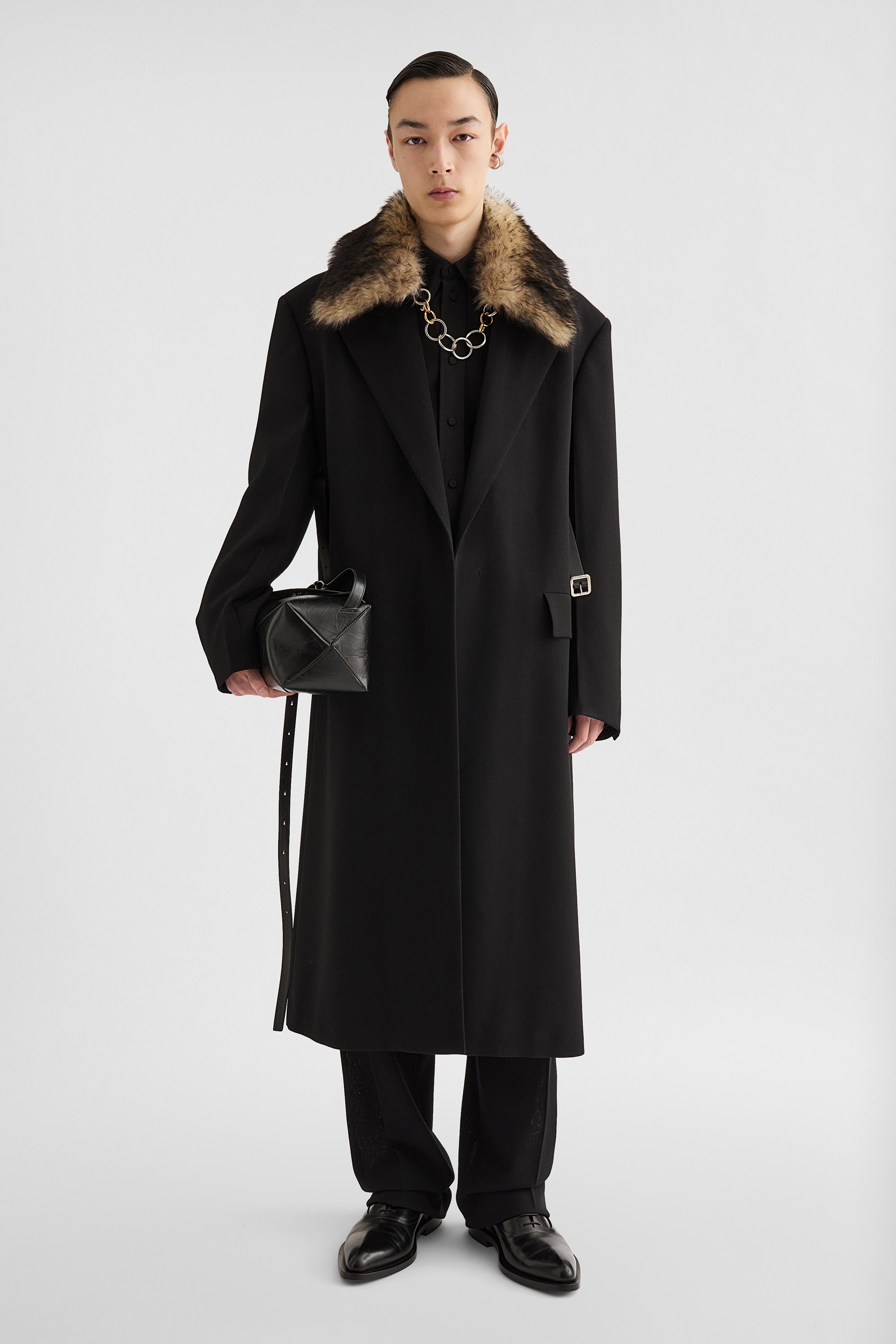 Wool Canvas Tailored Coat Man | Jil Sander Official Online Store