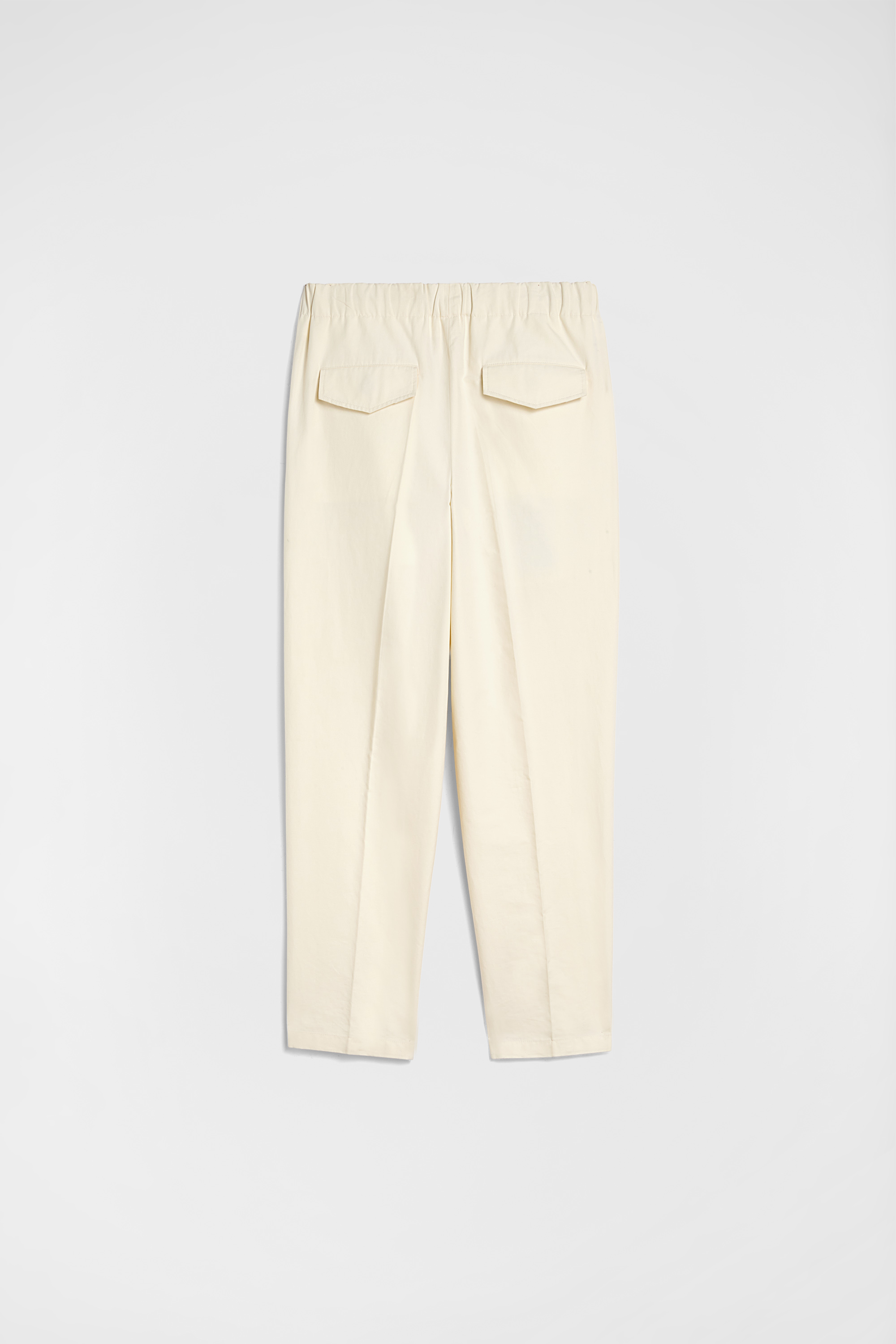 Hose mit schmal zulaufendem Bein aus leichter Baumwolle - Hosen - Image 8