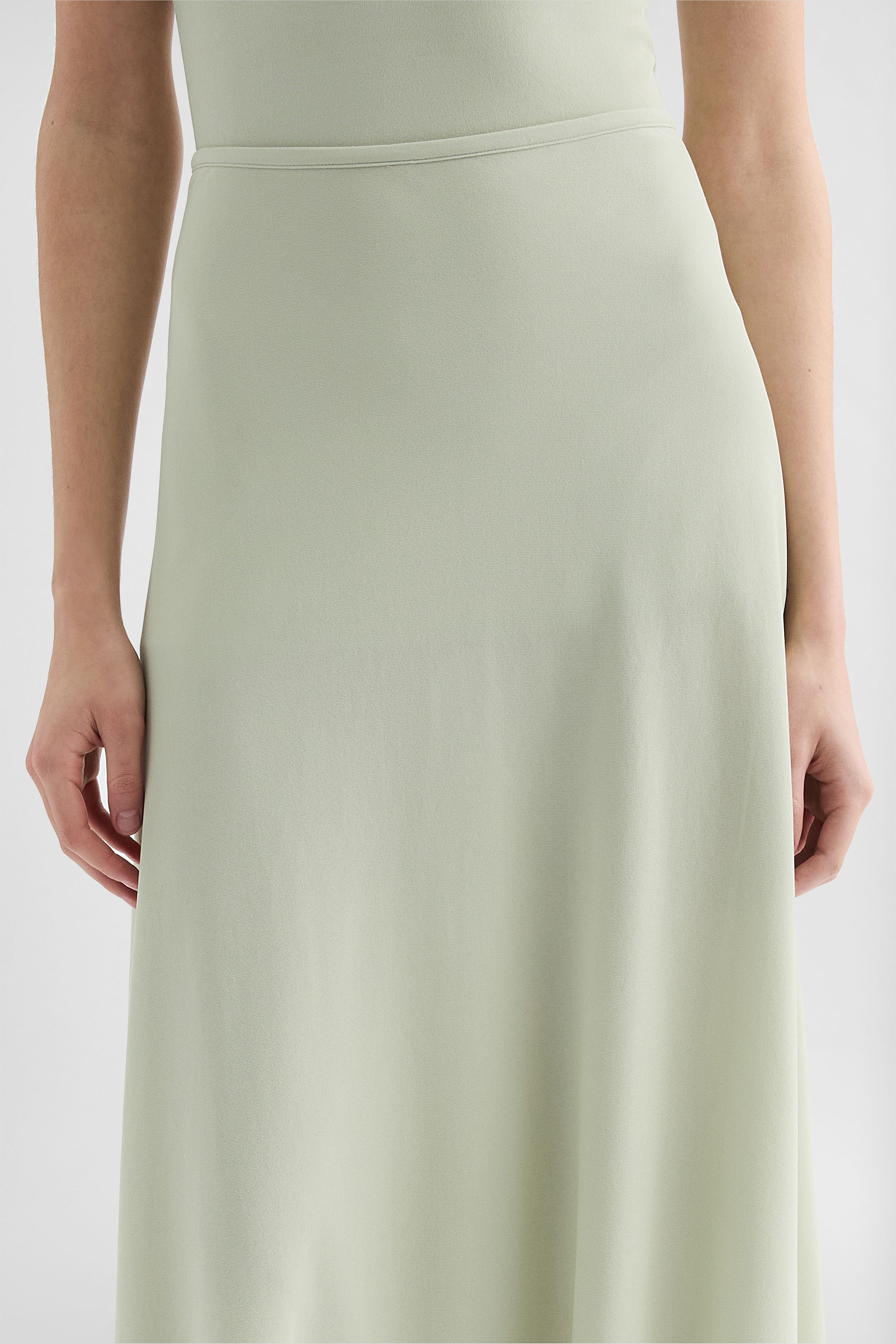 Fluid Viscose Skirt - Skirts - Image 5