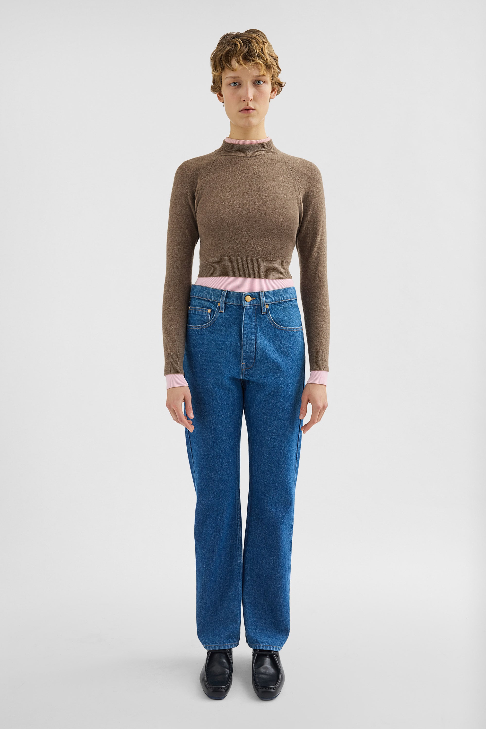JIL SANDER/ ルーシ＆ルーク期　ハイネックロングベスト Technical Mock-Neck Sweater Woman | Jil Sander Official Online Store