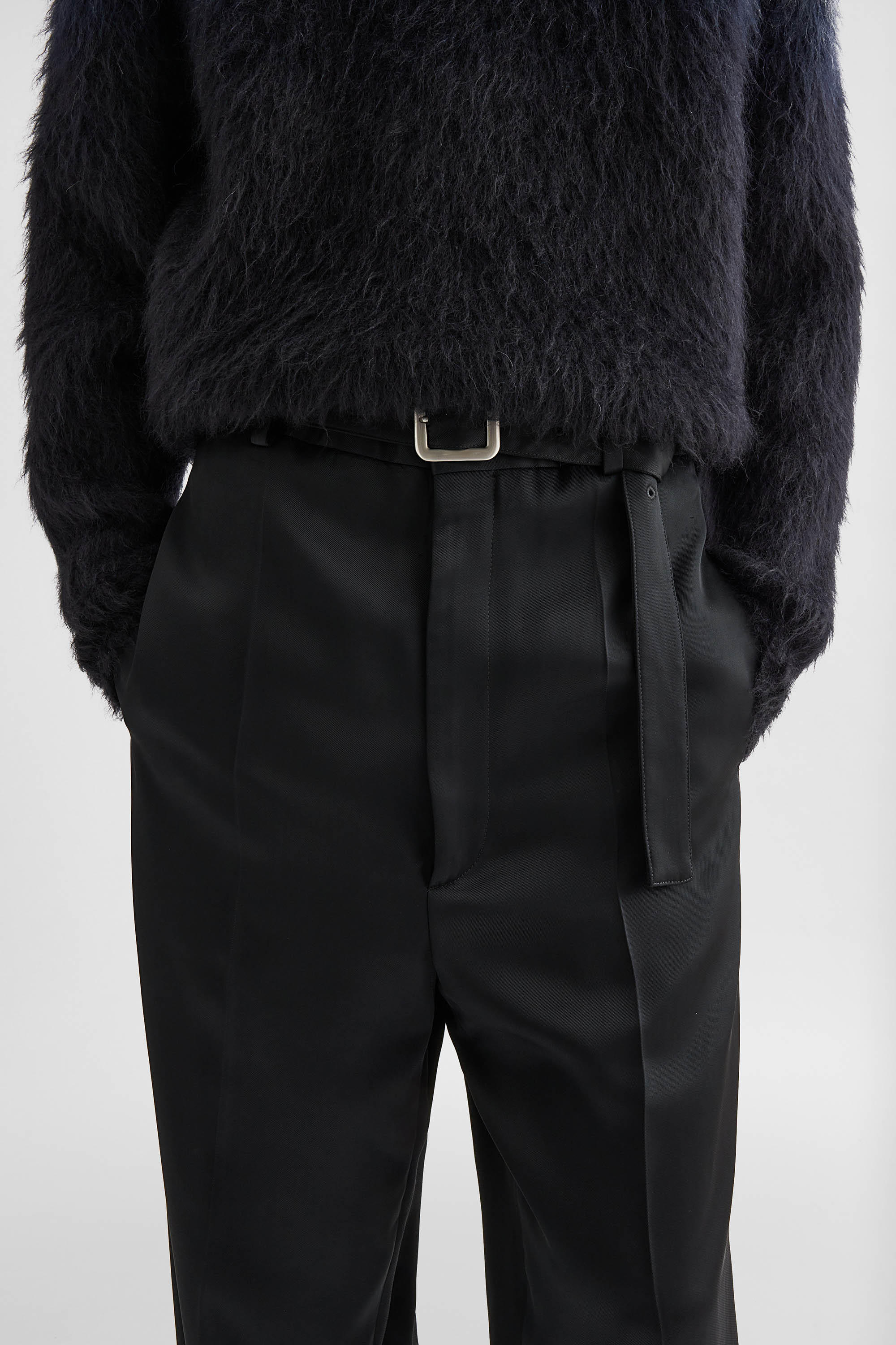 Fluid Viscose Trousers - Trousers - Image 5