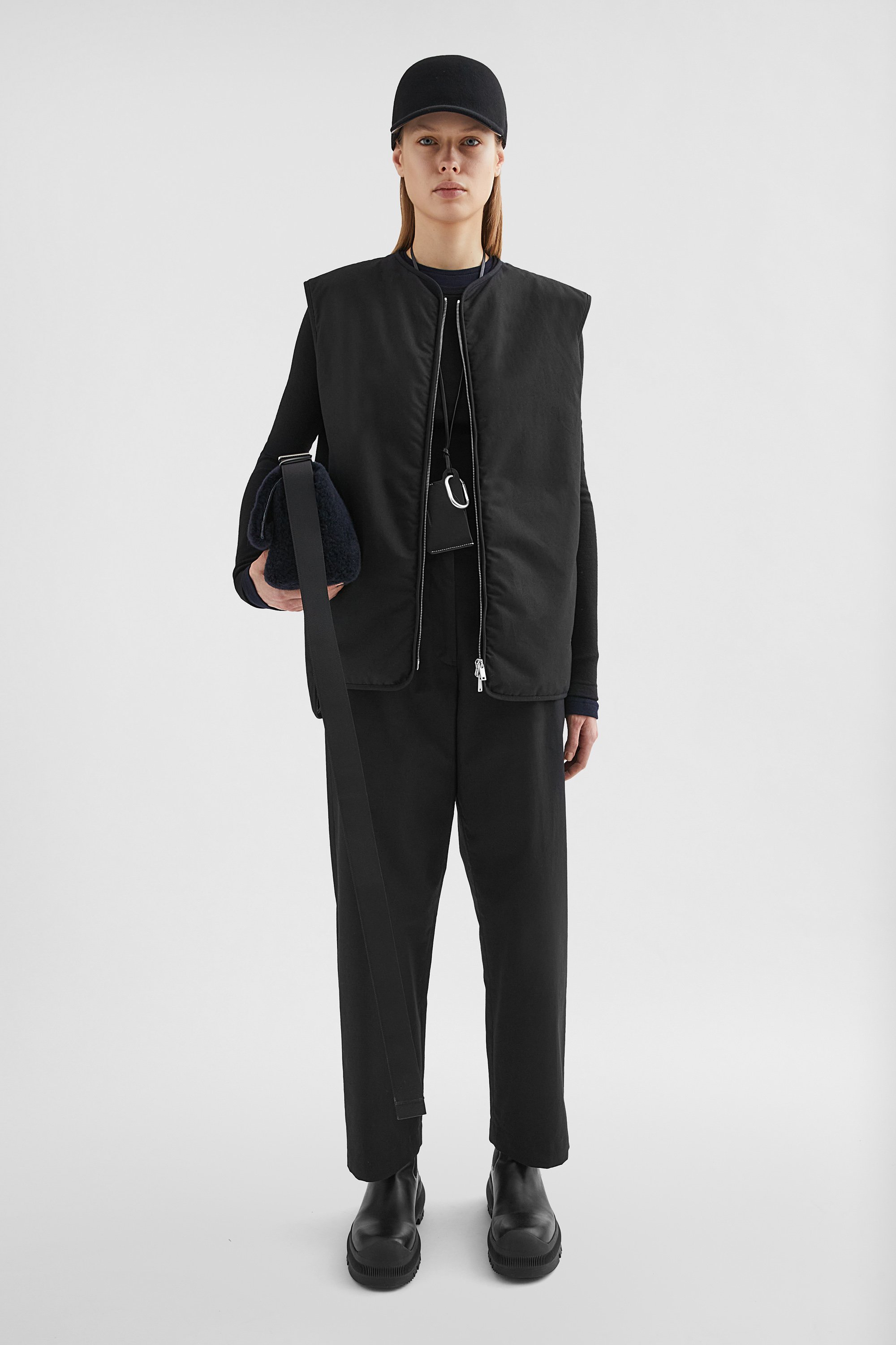 Cotton Tapered Trousers - Trousers - Image 1