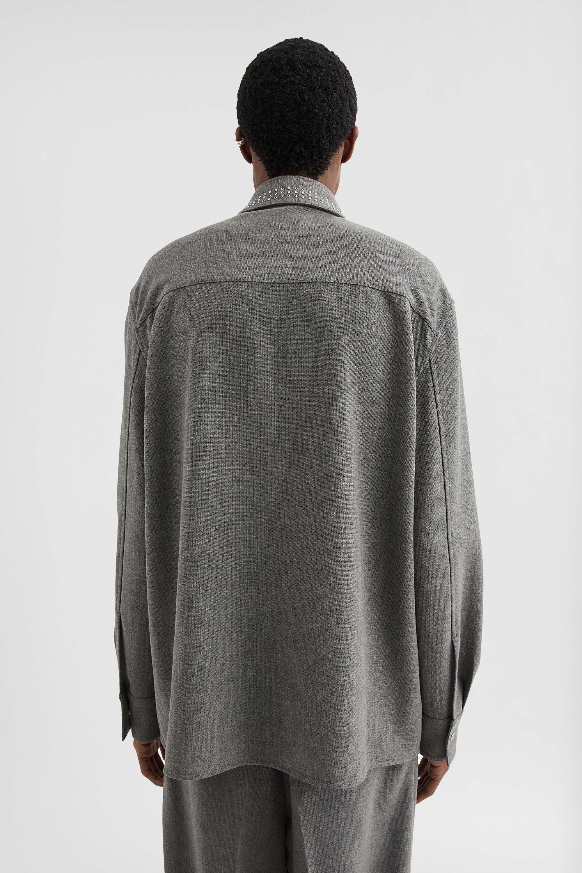 Wool Canvas Shirt - Shirts - Image 4