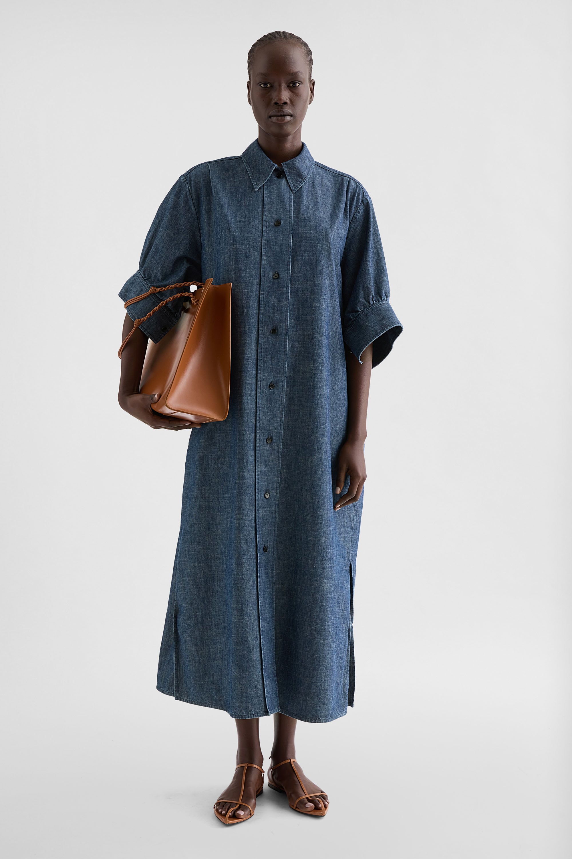 jil sander shirt dress Jil Sander Cotton Shirt Dress | Neutrals