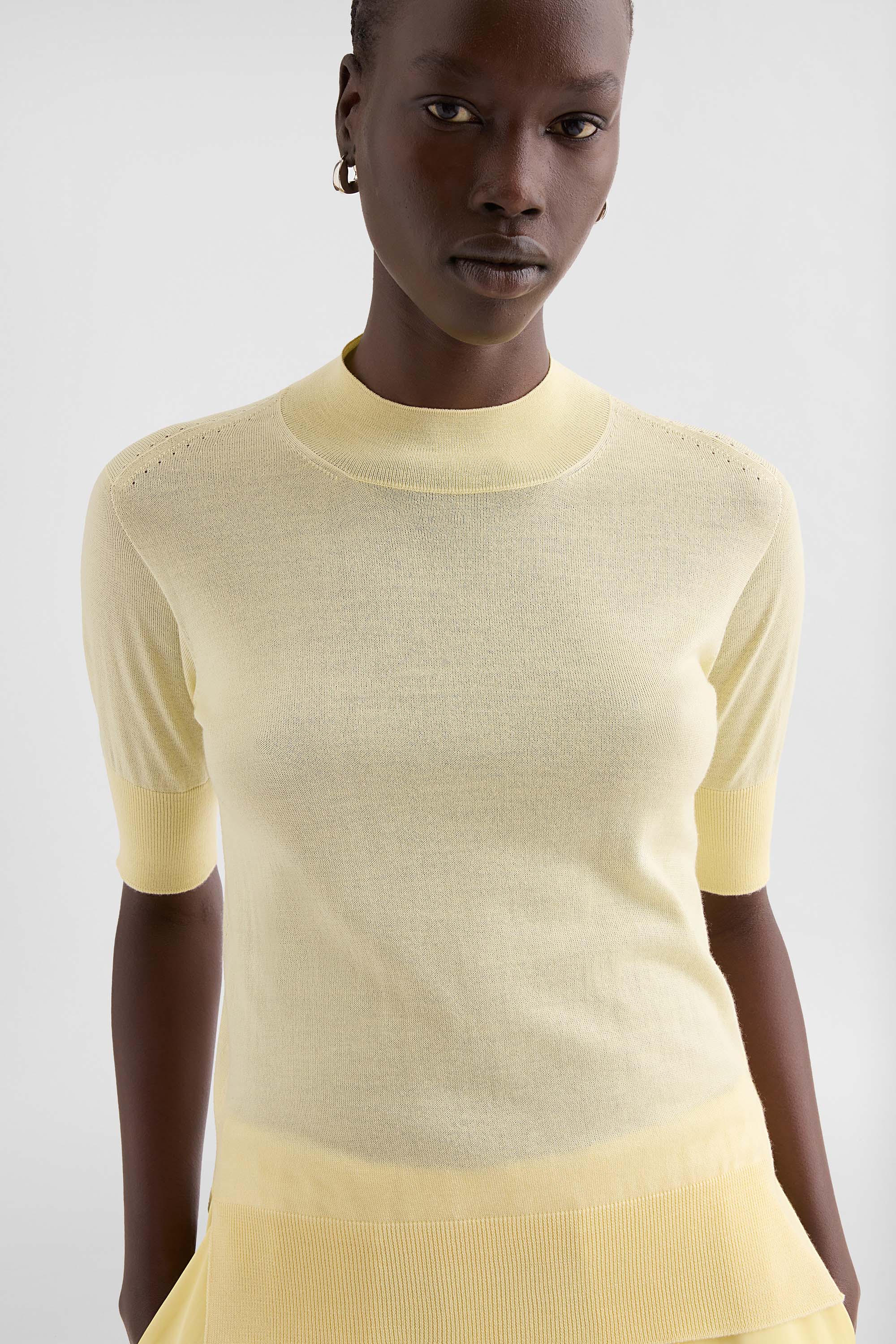 Cashmere Blend Knit T-Shirt 3