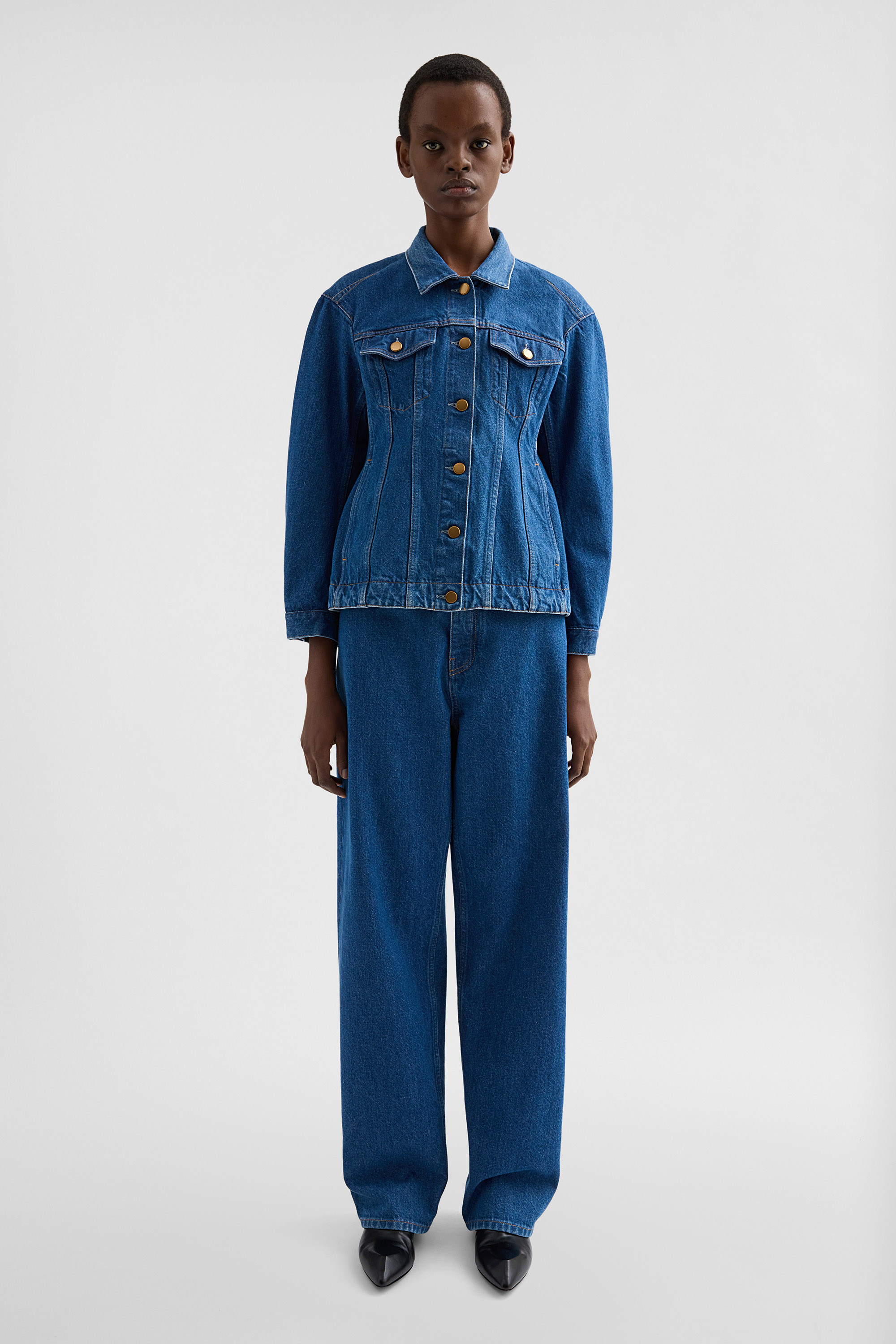Jil Sander Loose Denim Trousers
