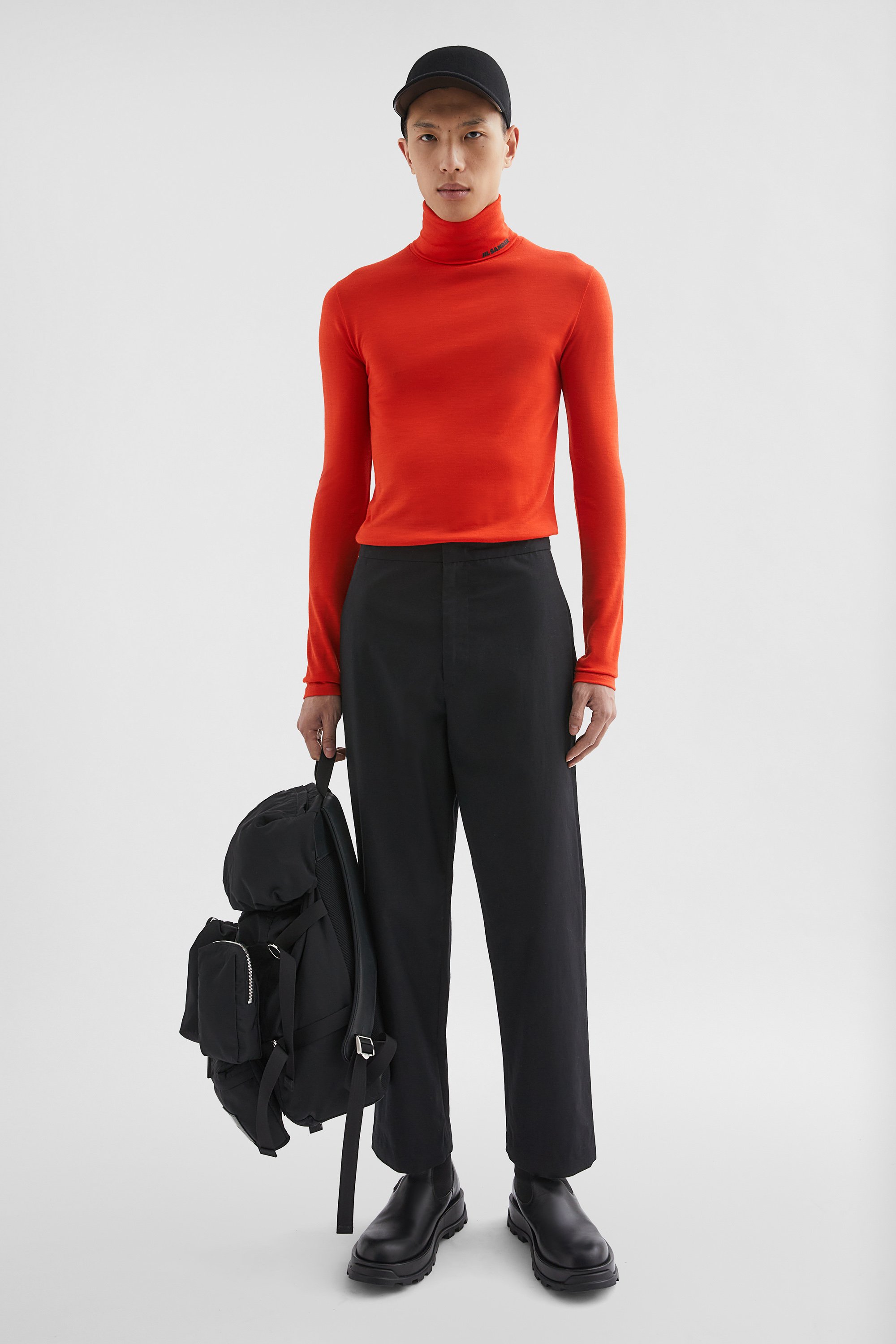 Hose mit schmal zulaufendem Bein aus Baumwolle - Hosen - Image 1