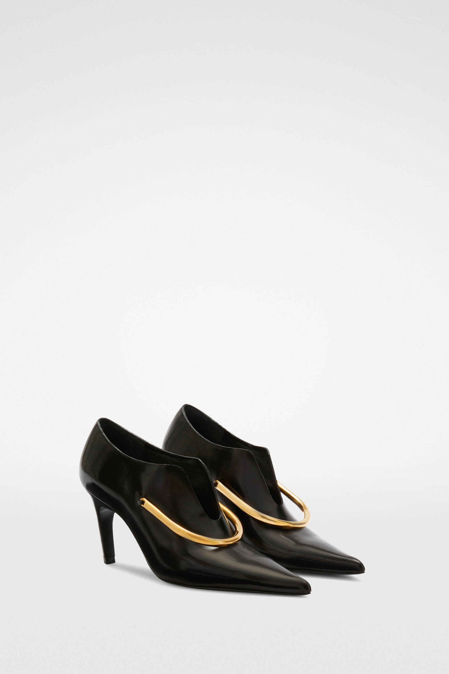 美品JIL SANDER 上質レザーパンプスヒールブラック黒式典通勤 美品JIL SANDER 上質レザーパンプスヒールブラック黒式典通勤
