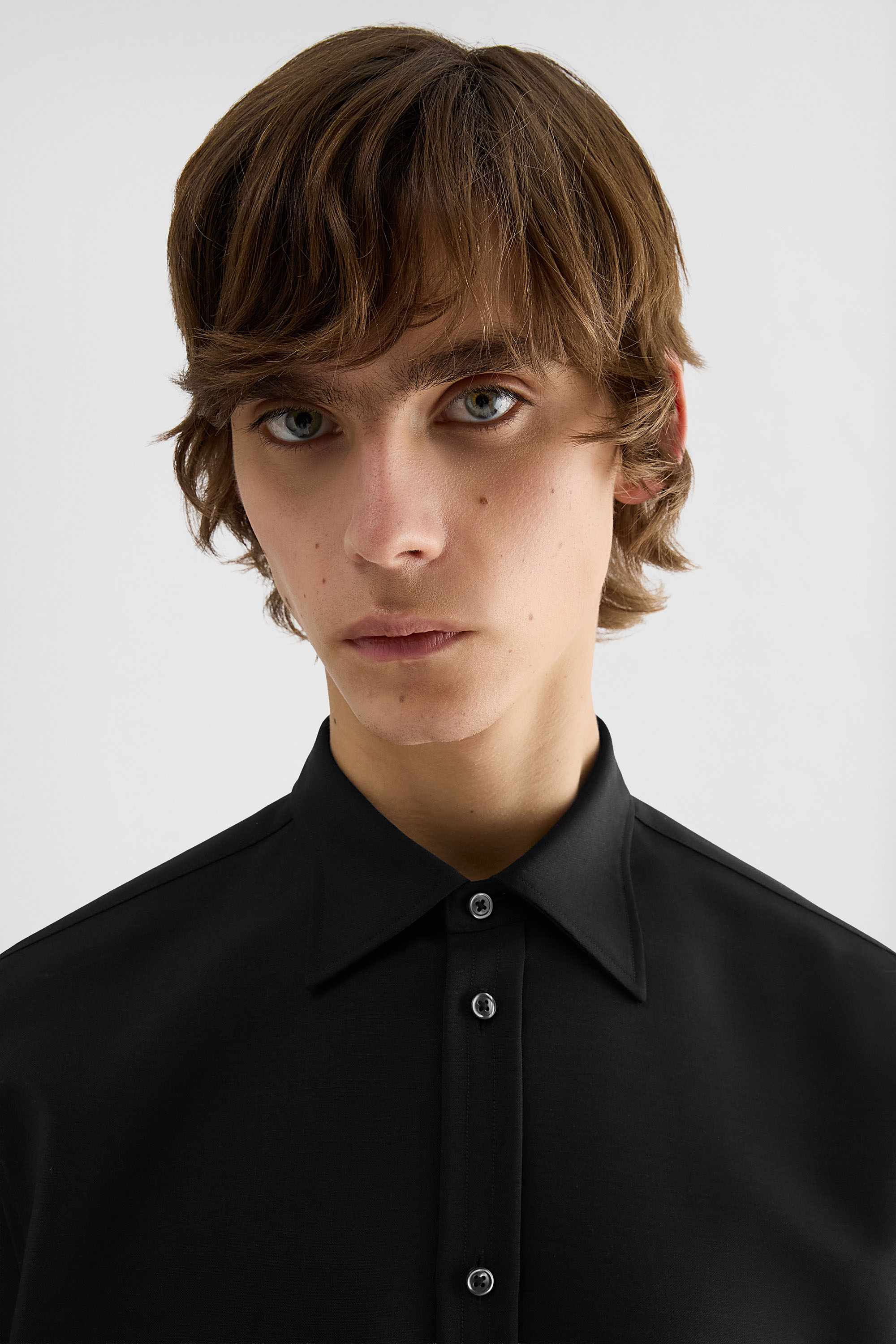 Wool Canvas Shirt Man | Jil Sander Official Online Store