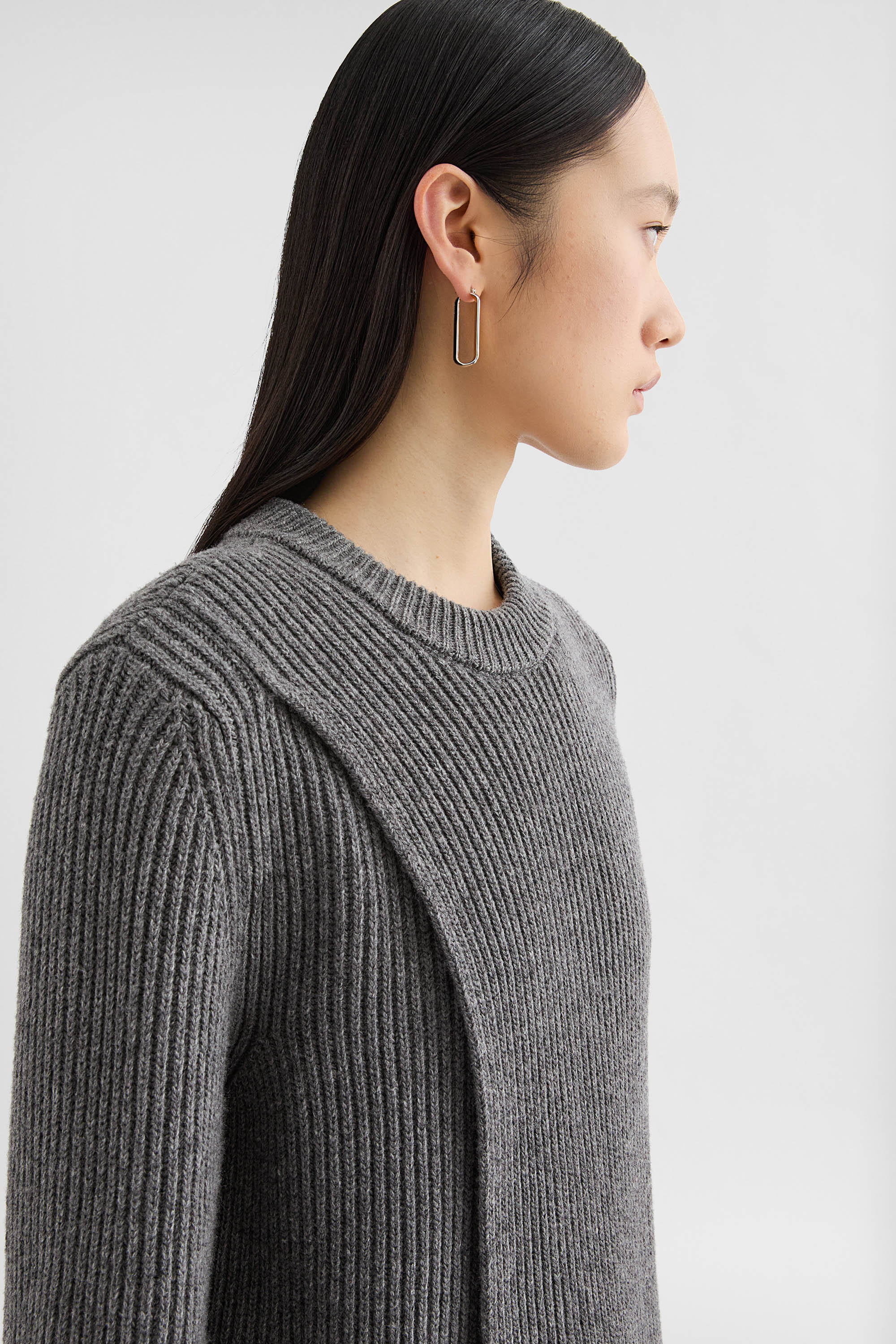 Midweight Wool Mini Dress - Sweaters - Image 3