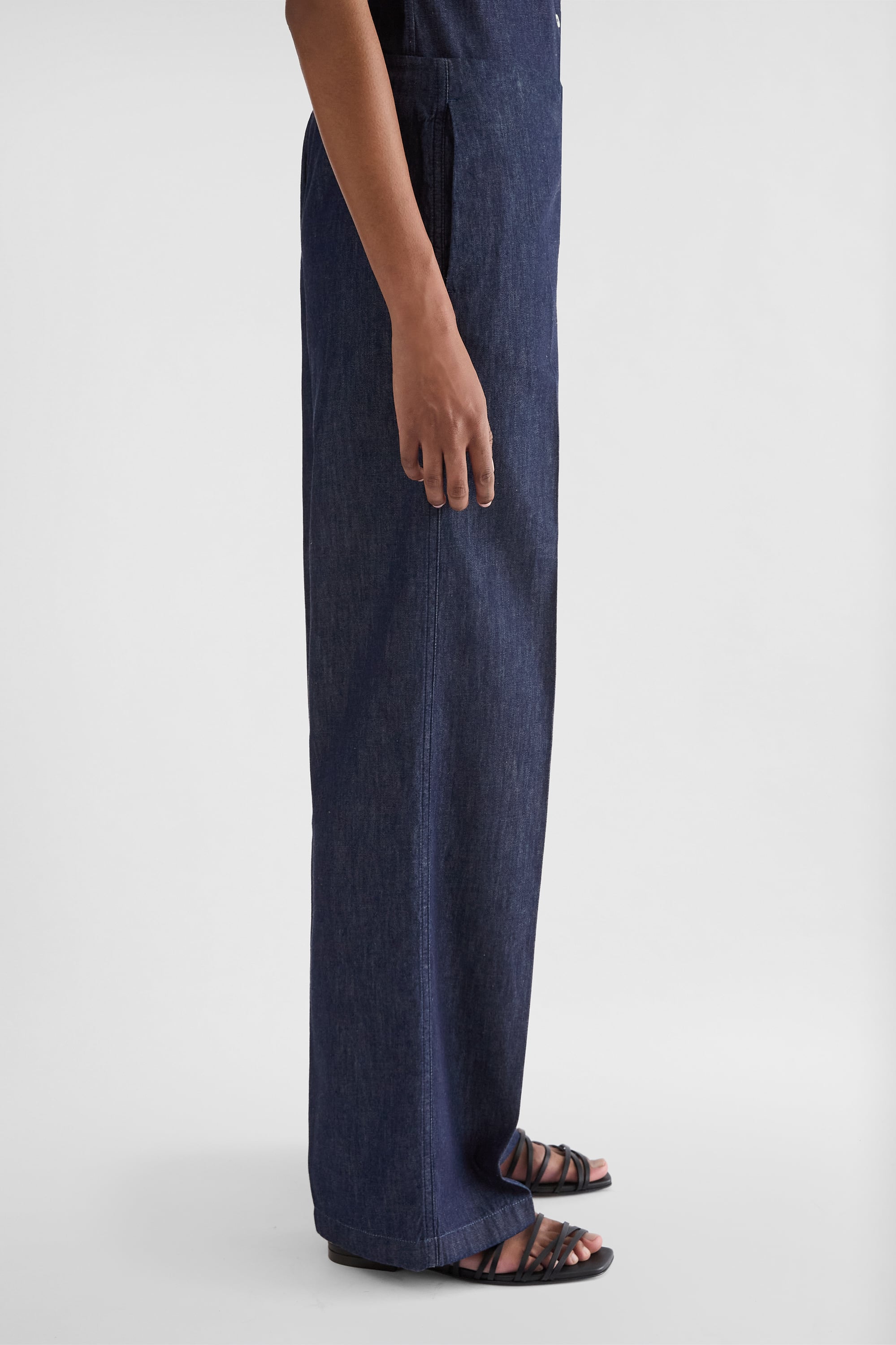 Cotton Chambray Trousers Woman | Jil Sander Official Online Store