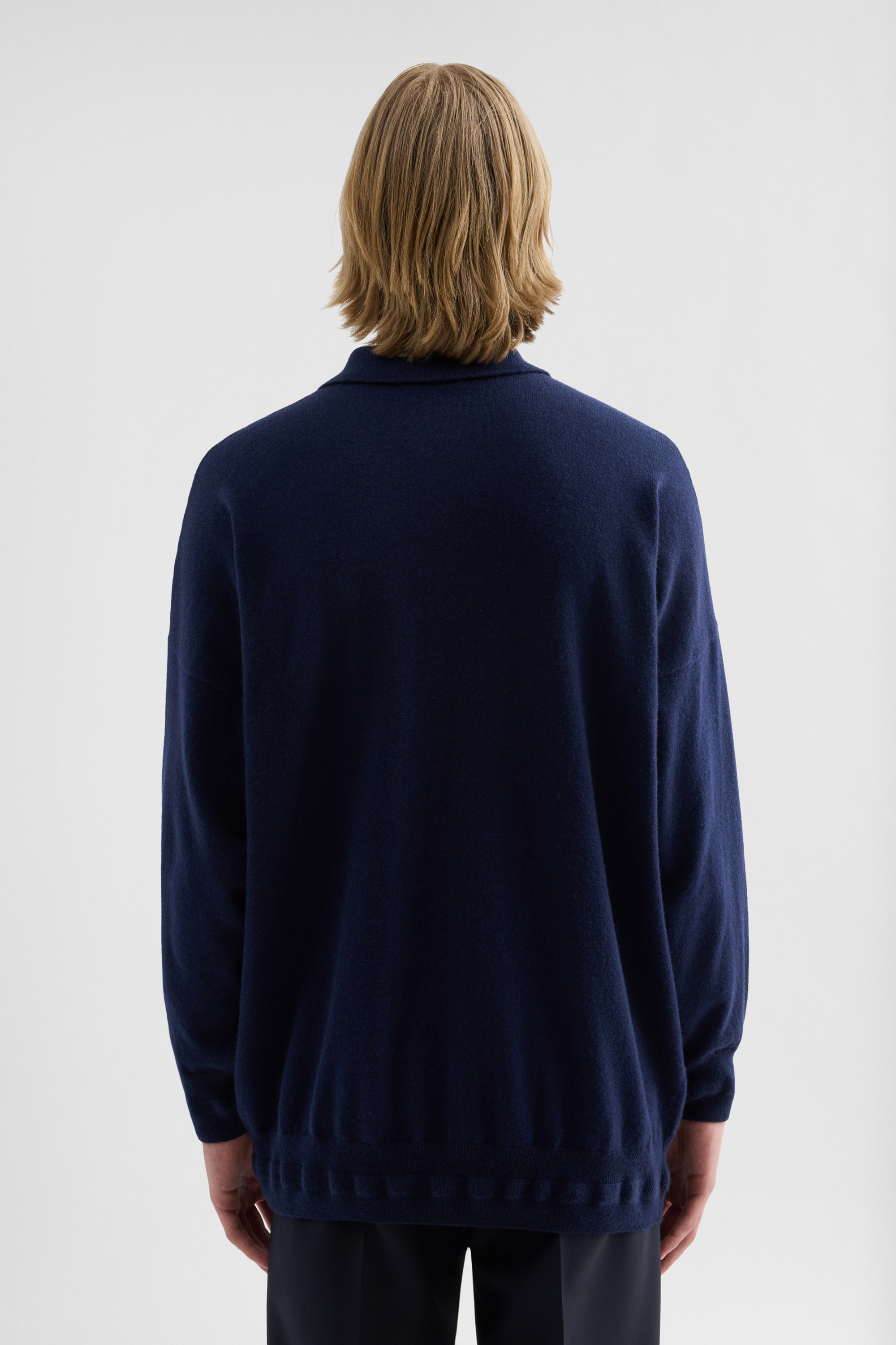 カシミヤ ポロカーディガン メンズ | Jil Sander 公式オンラインストア