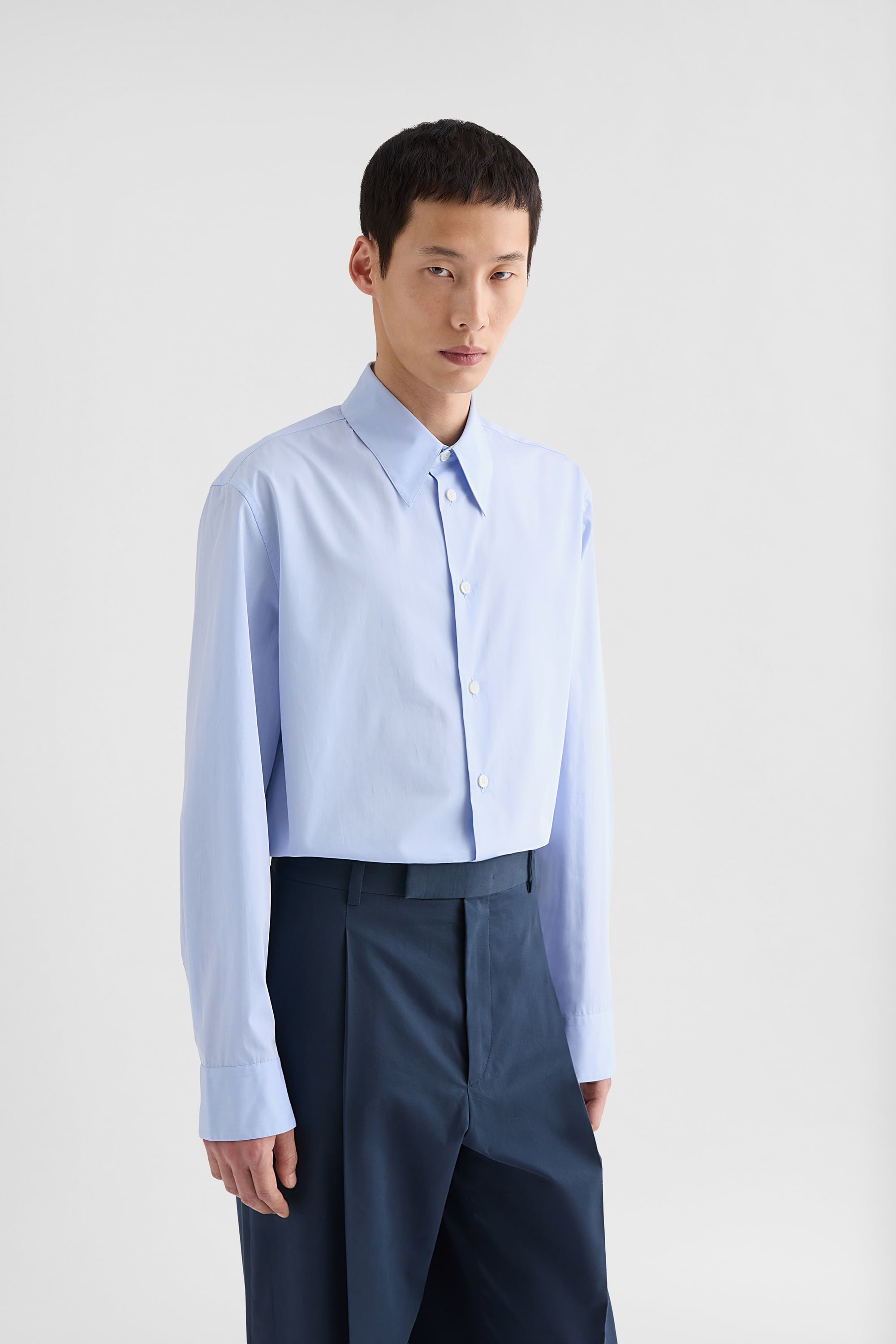 コットンポプリン シャツ メンズ | Jil Sander 公式オンラインストア