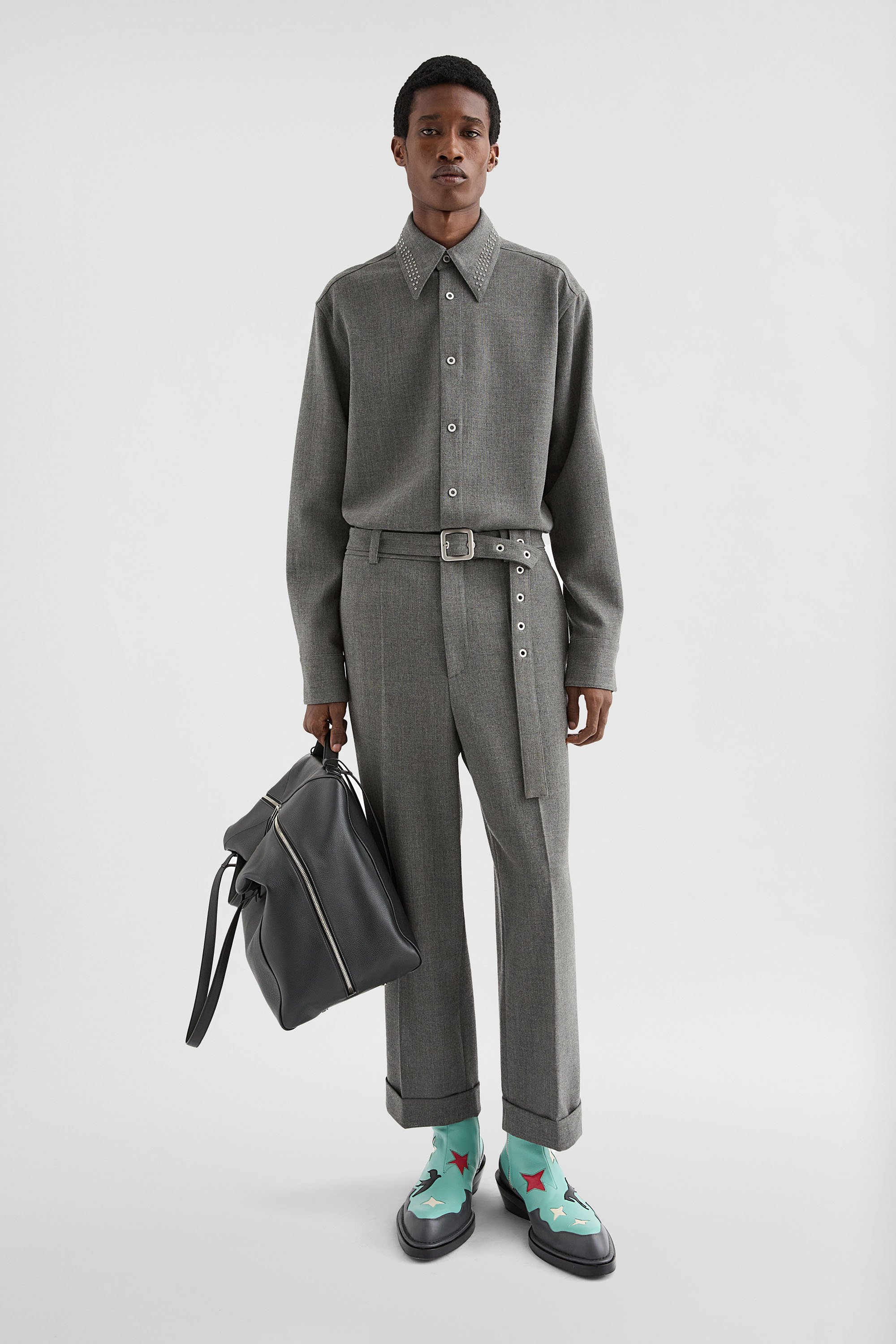 Wool Canvas Shirt - Shirts - Image 1