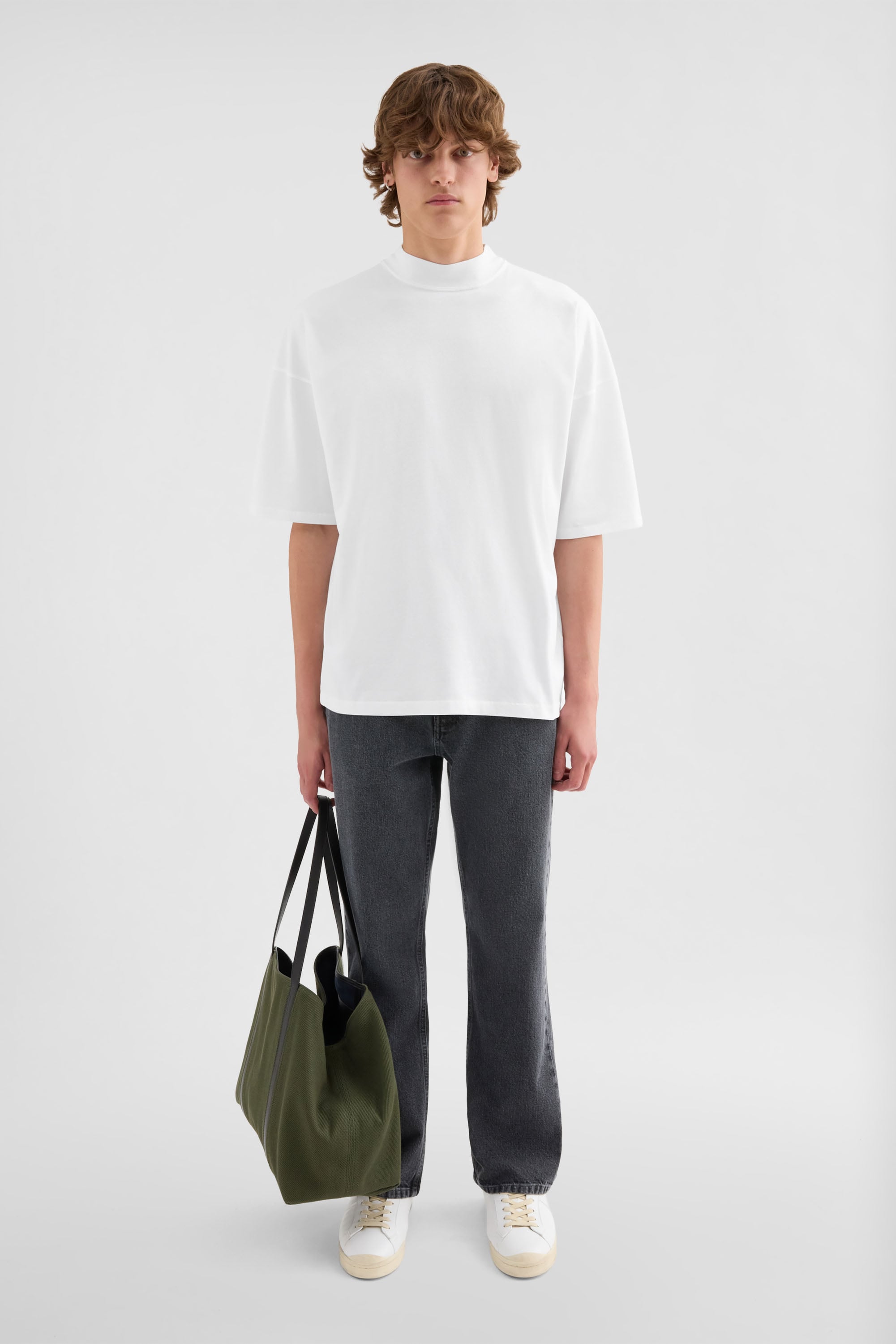 コットン モックネックTシャツ メンズ | Jil Sander 公式オンラインストア