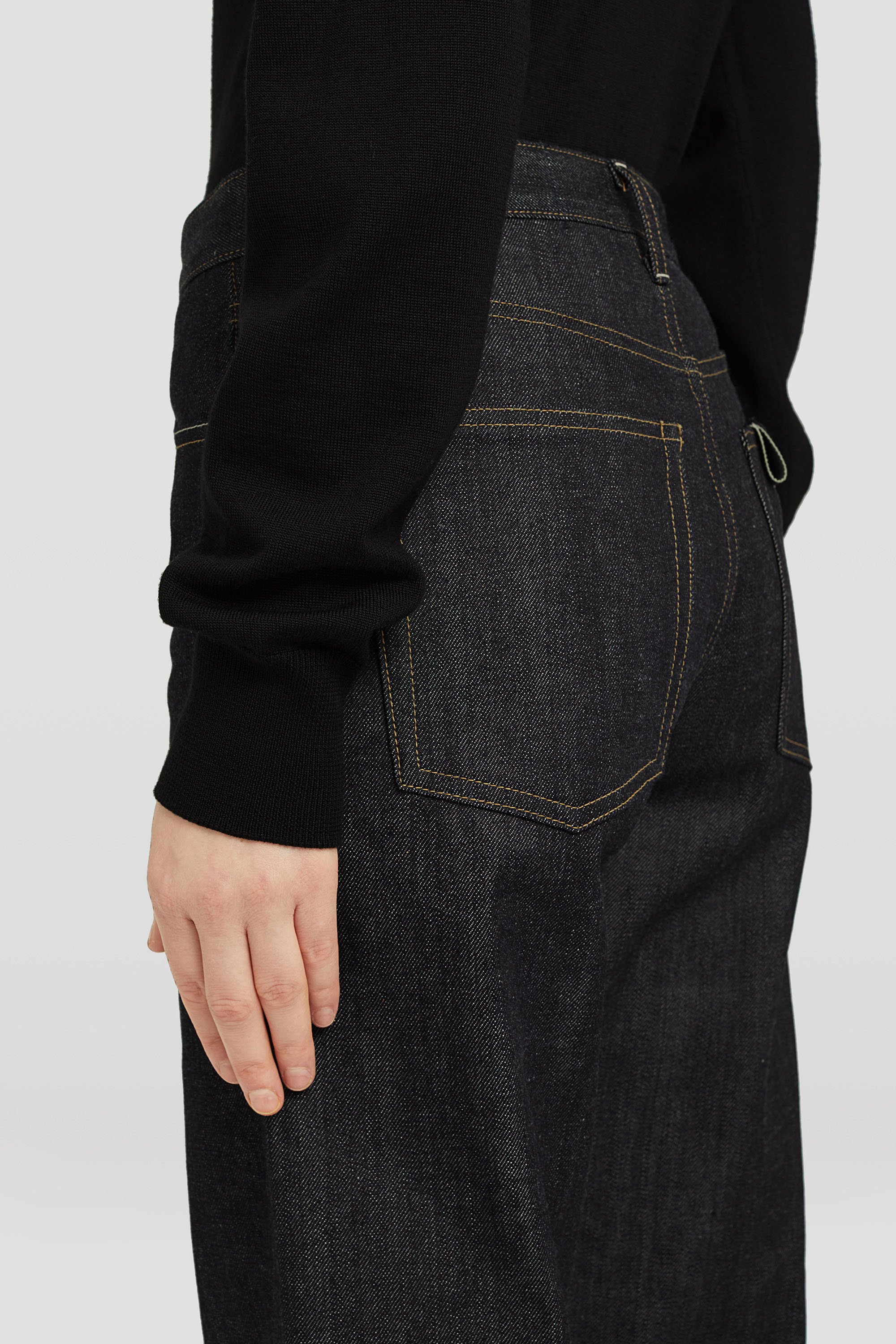 Regular Denim Trousers - Trousers - Image 3