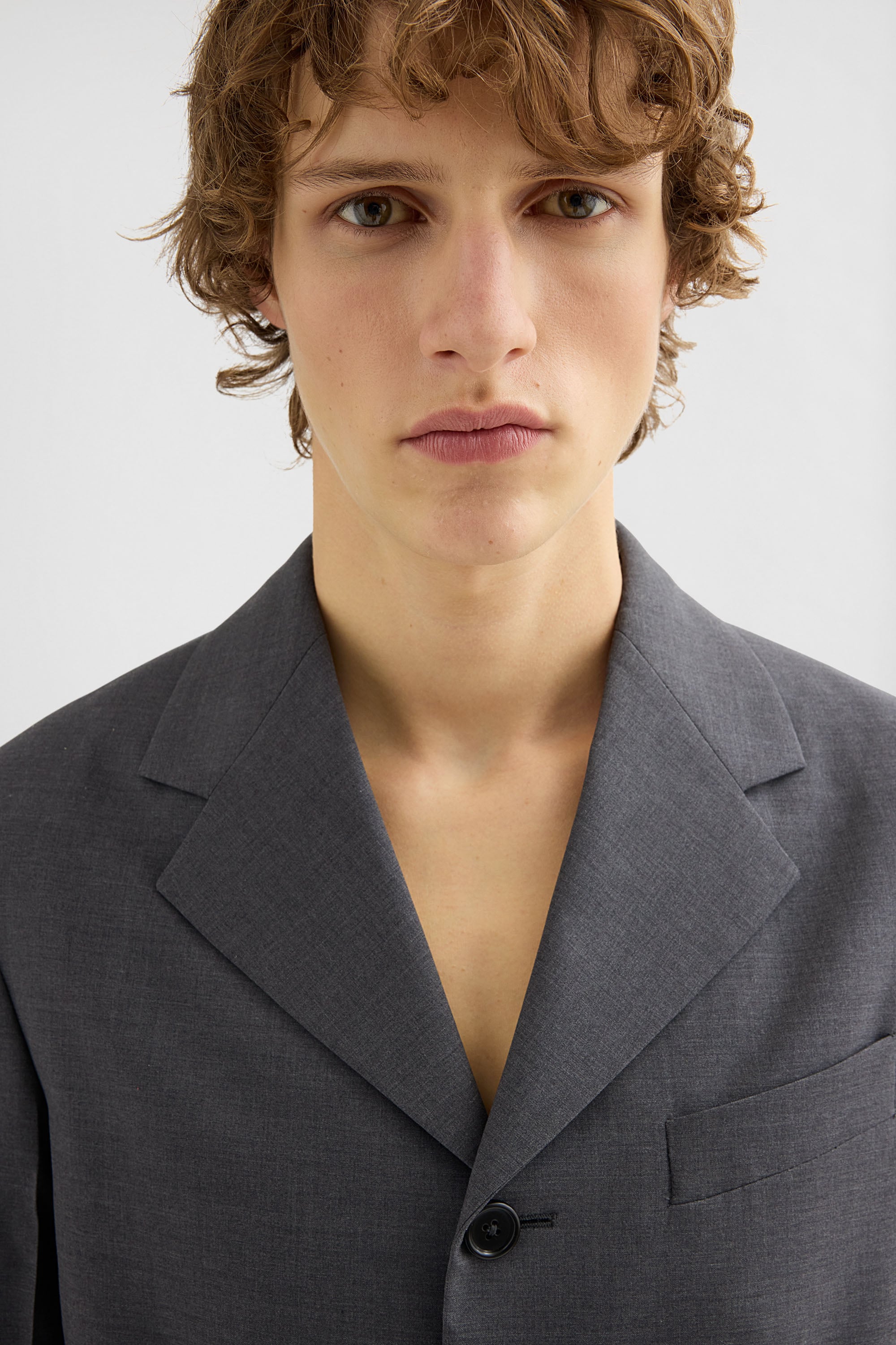 Wool Poplin Tailored Jacket for Man | Jil Sander Official Online Store