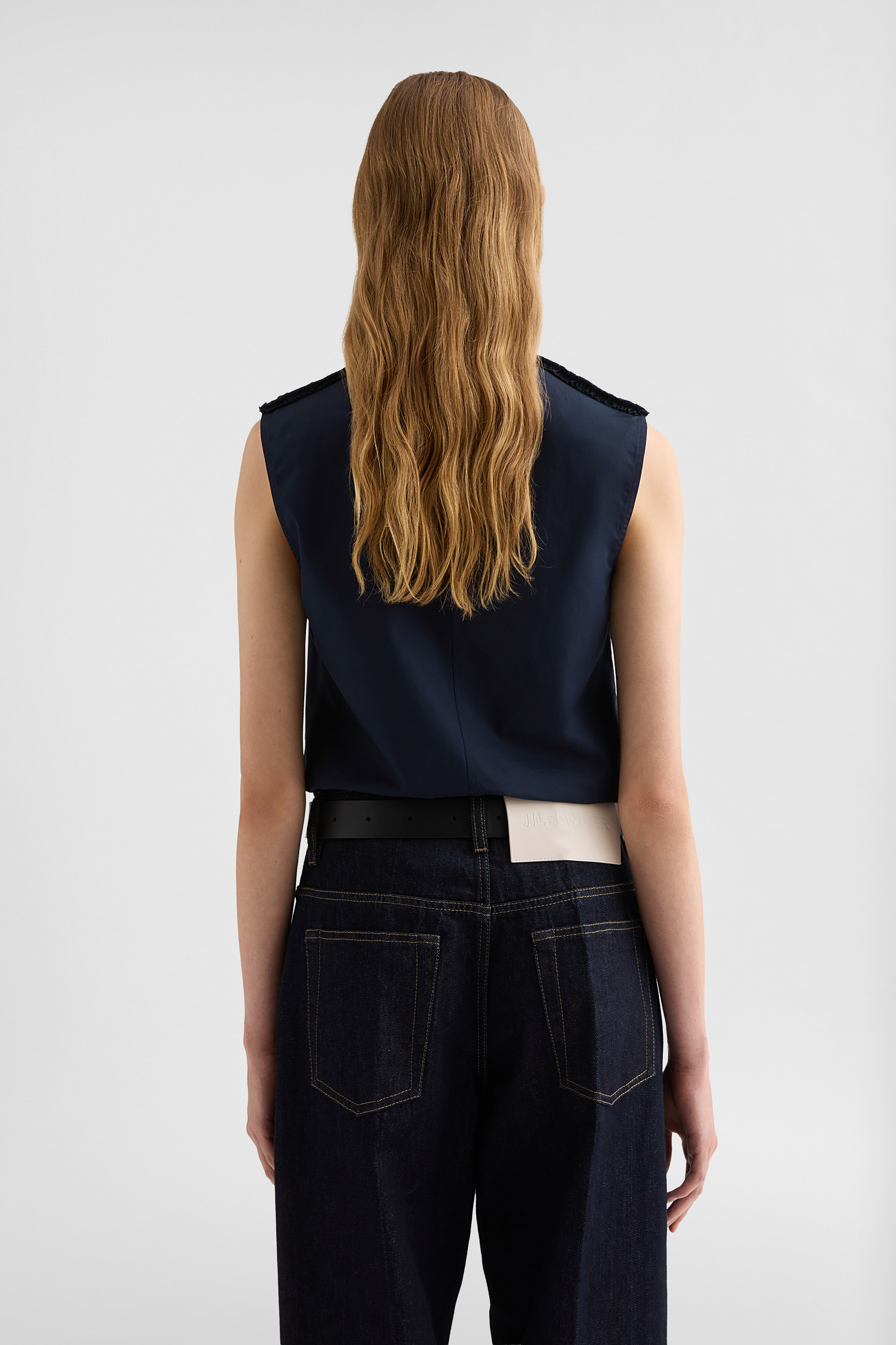 Cotton Poplin Ruffle Top 4
