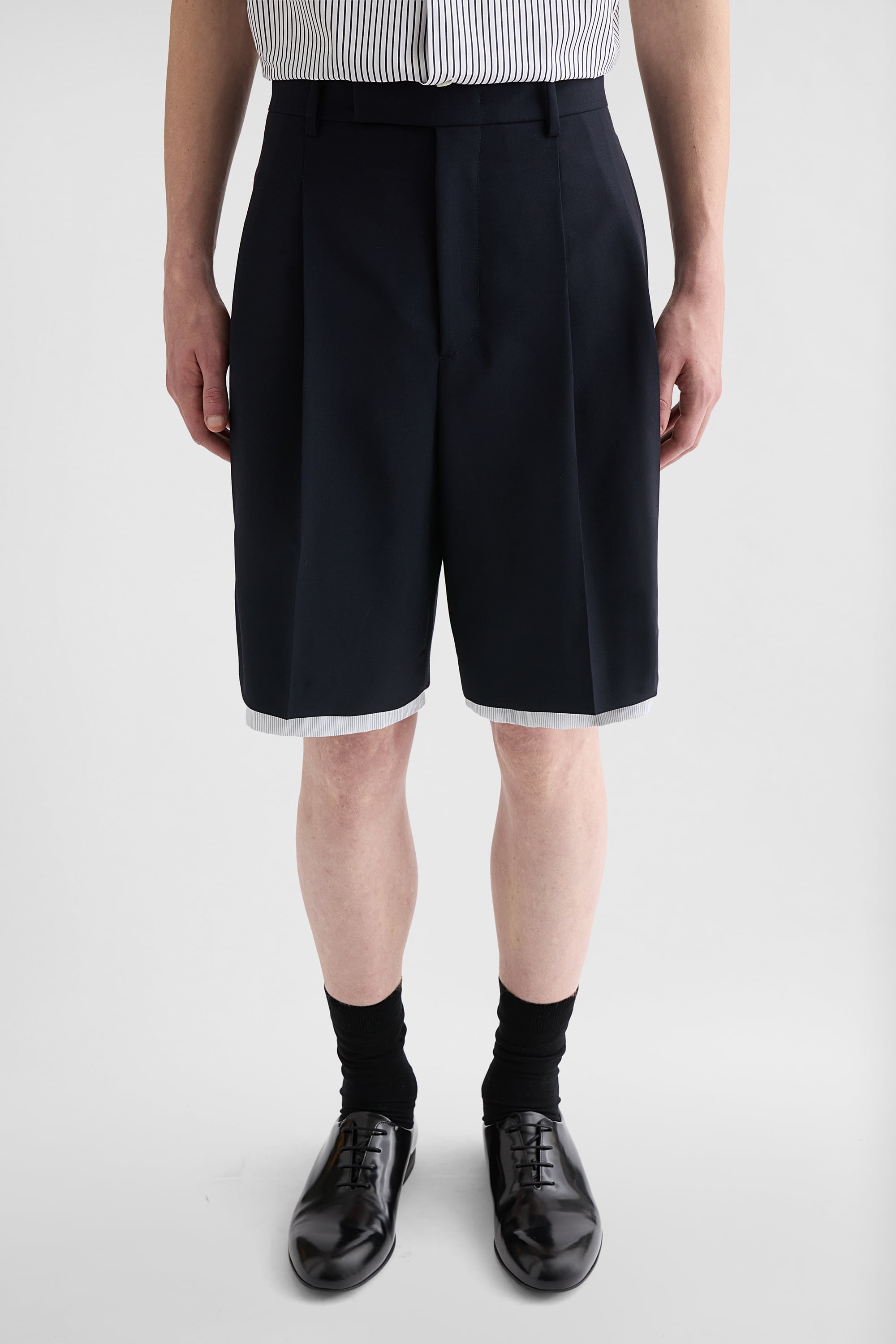 Wool Canvas Shorts Man | Jil Sander Official Online Store