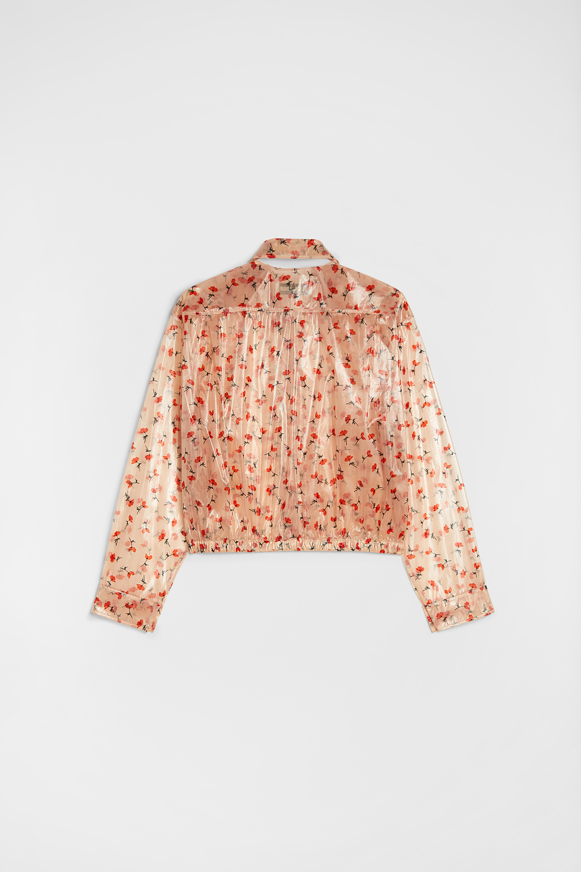 Technical Organdy Printed Blouson Woman | Jil Sander Official Technical Organdy Printed Blouson Woman | Jil Sander Official