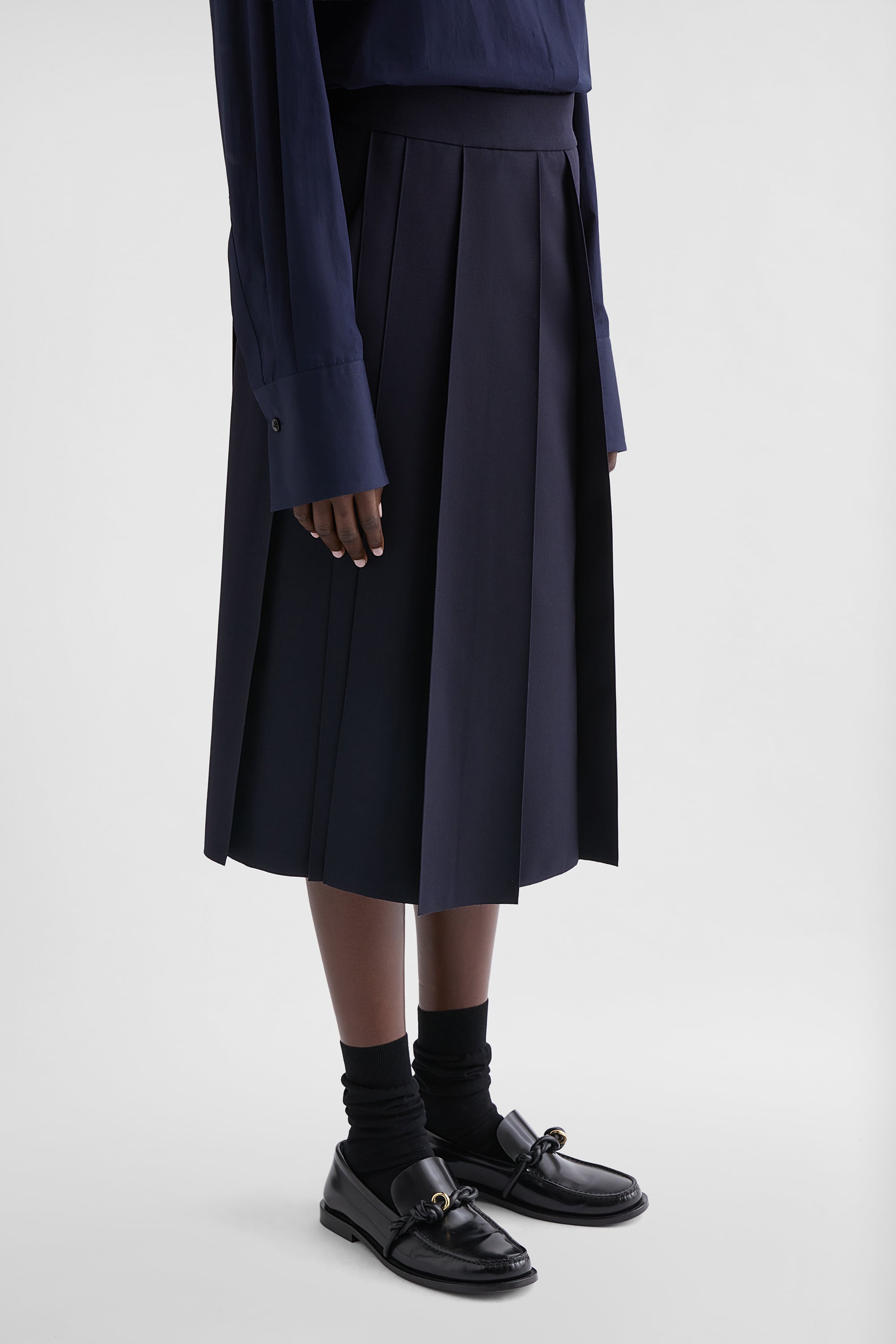 ウール ギャバジン プリーツスカート ウィメンズ | Jil Sander 公式