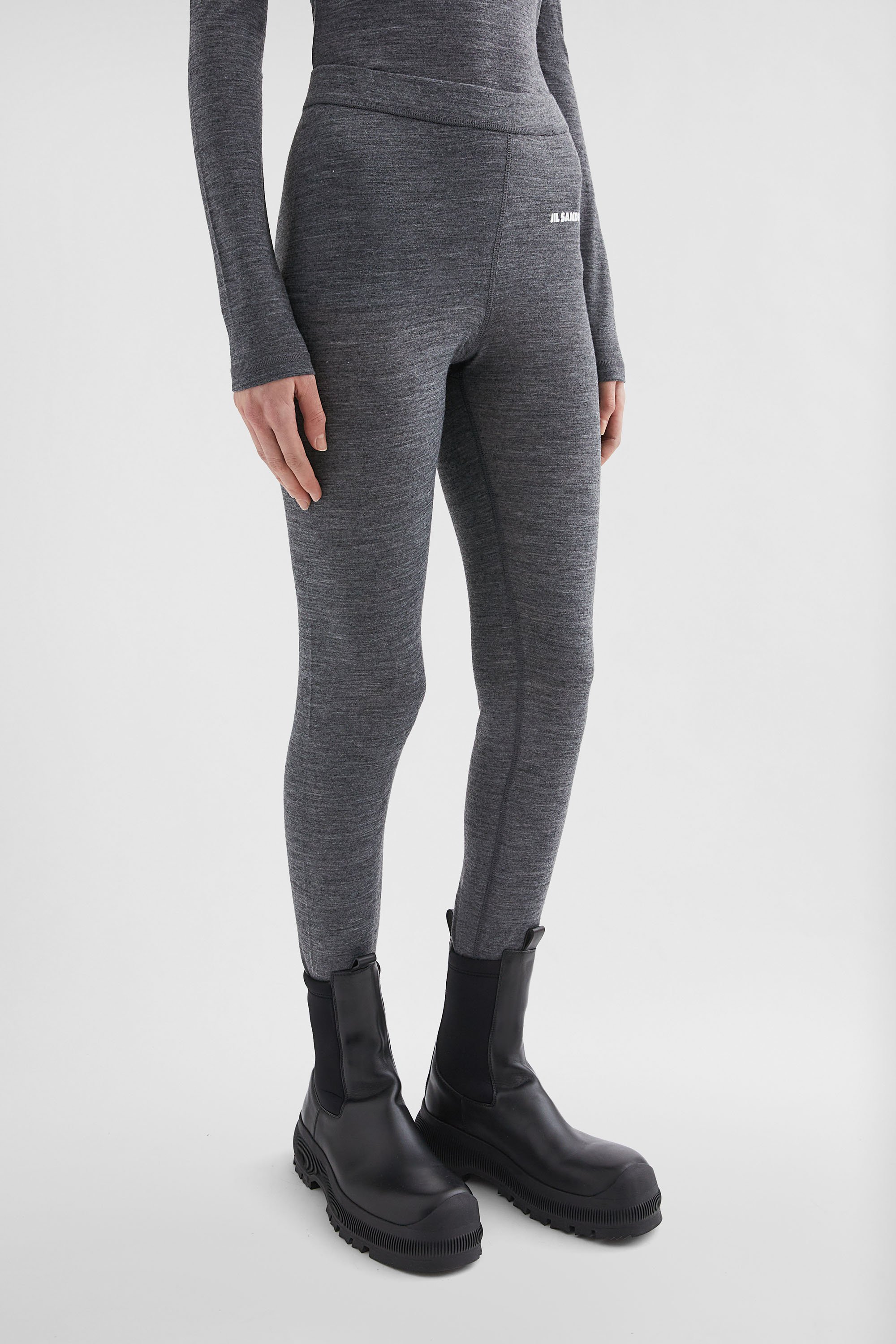 Lightweight Wool Blend Leggings Woman | Jil Sander Official