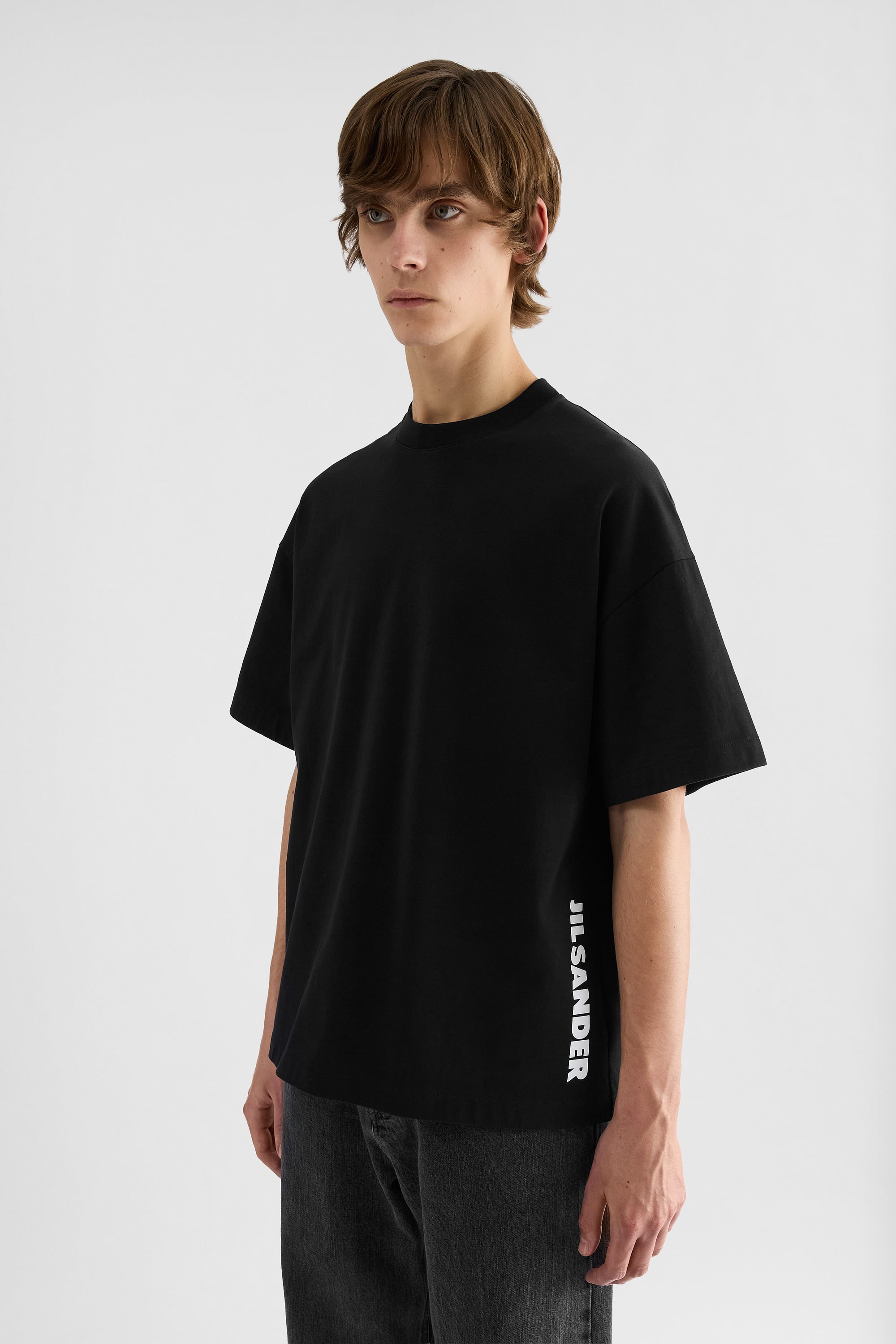 Cotton Crew-Neck T-Shirt Man | Jil Sander Official Online Store
