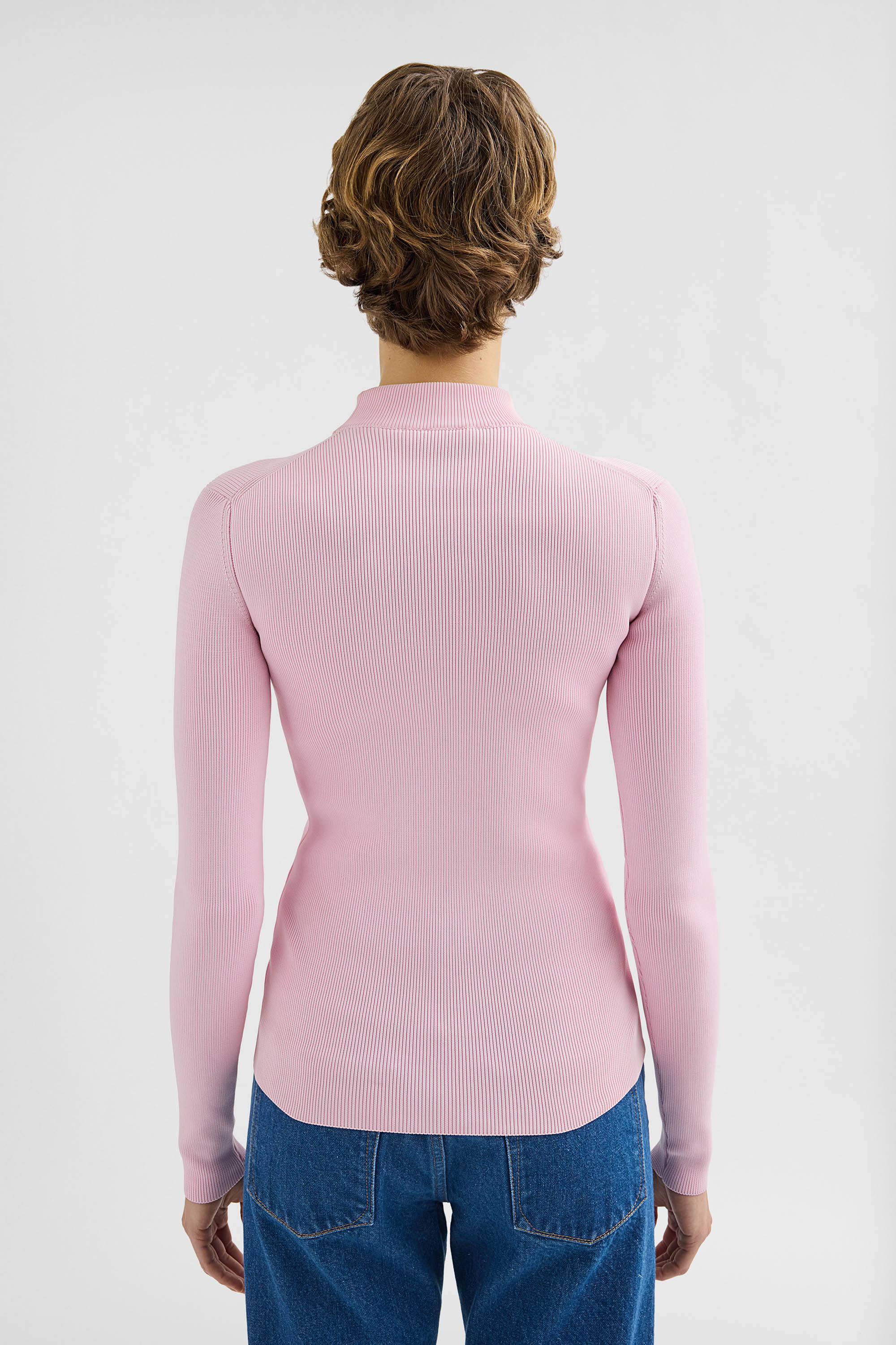 Technical Mock-Neck Sweater Woman | Jil Sander Official Online Store