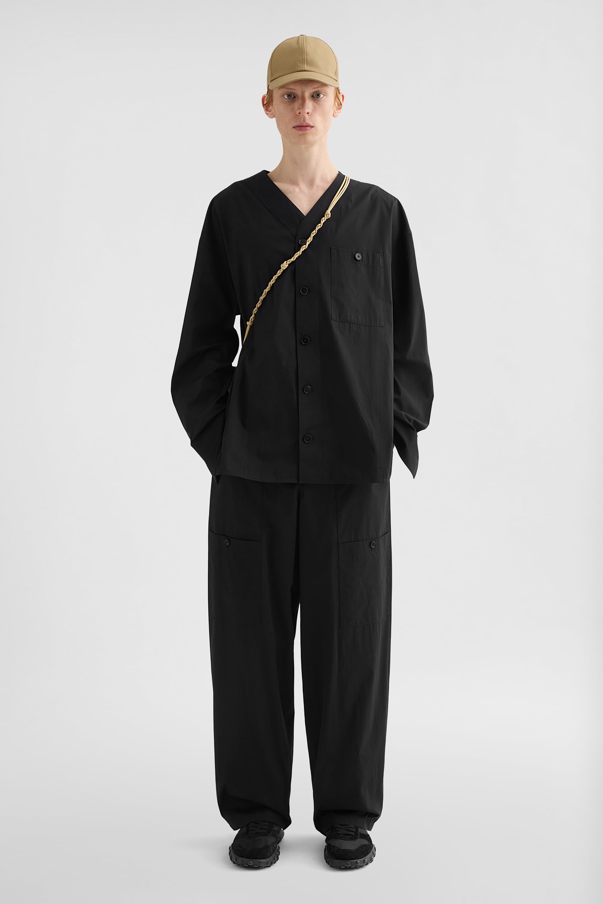 Cotton Poplin Cargo Trousers Man | Jil Sander Official Online Store