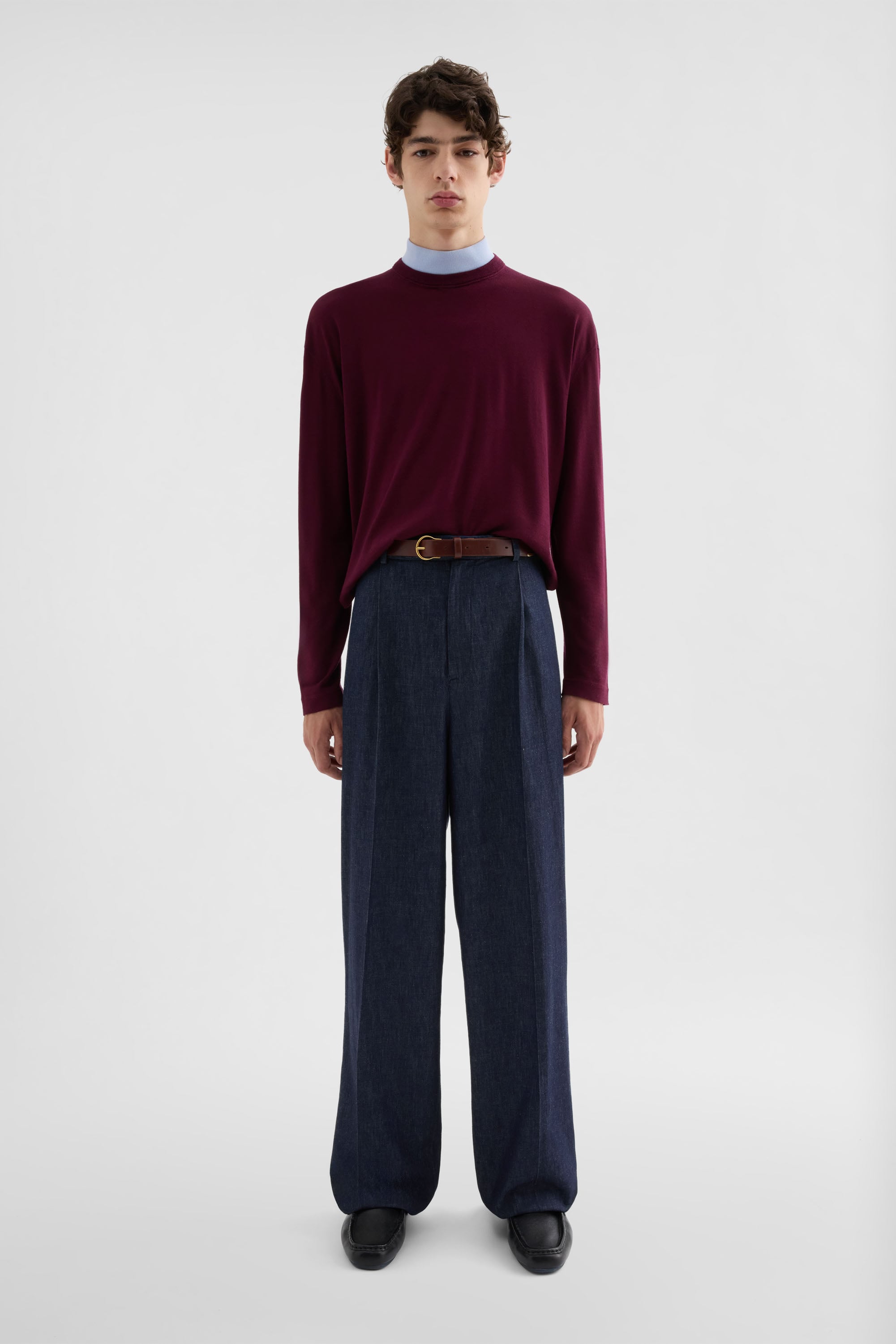 Jil Sander Cotton Chambray Trousers