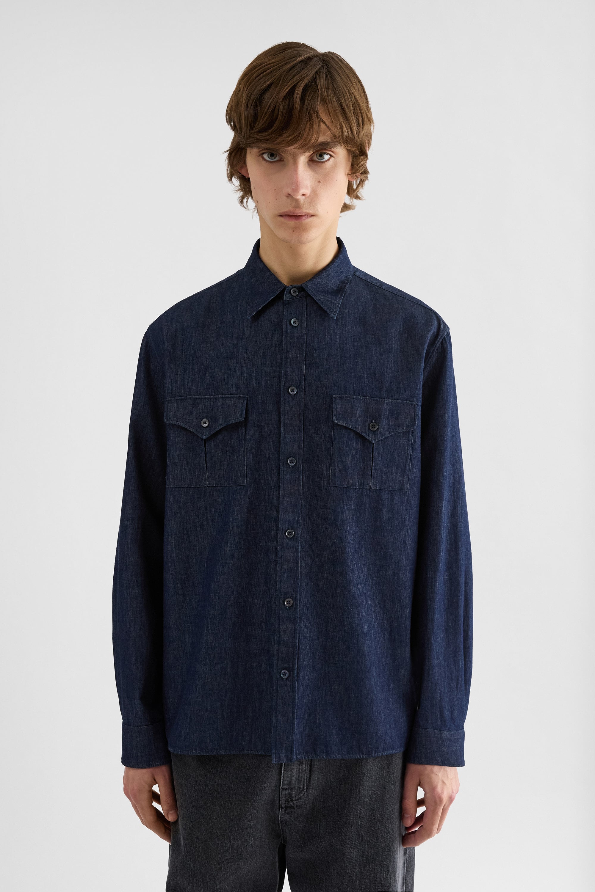 Cotton Chambray Shirt 1