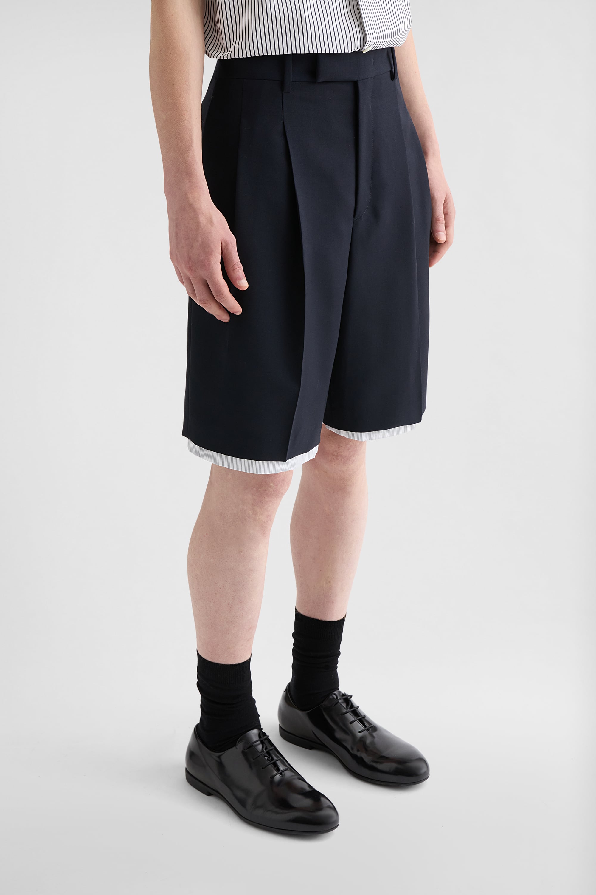 Wool Canvas Shorts Man | Jil Sander Official Online Store