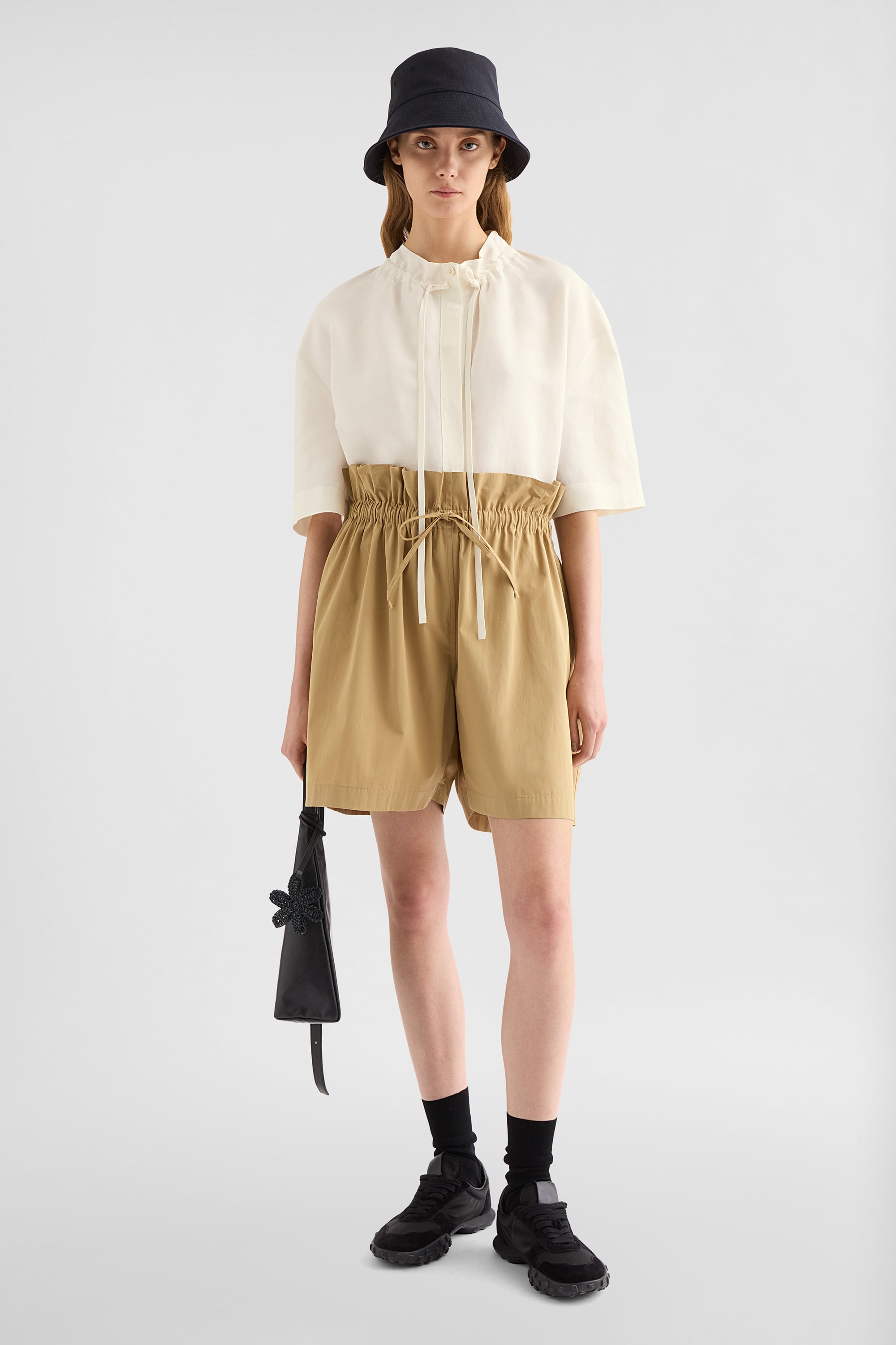 Cotton Poplin Shorts Woman | Jil Sander Official Online Store