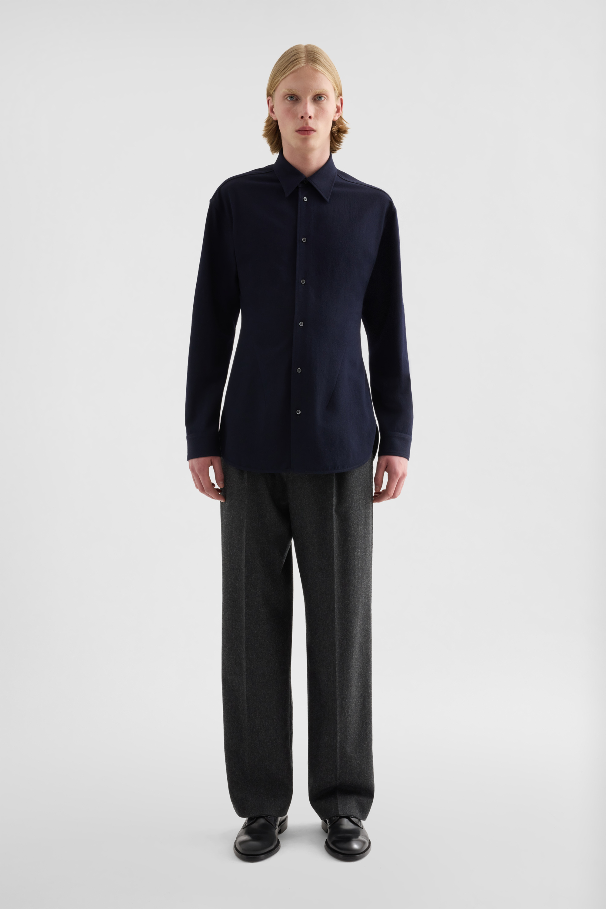 Jil Sander Wool Gabardine Shirt