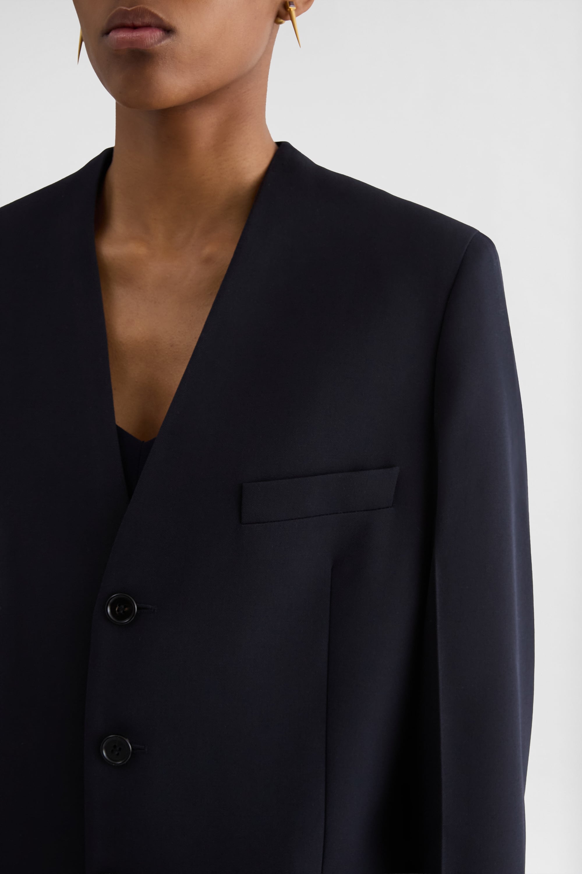 Wool Gabardine Tailored Jacket Woman | Jil Sander Official Online